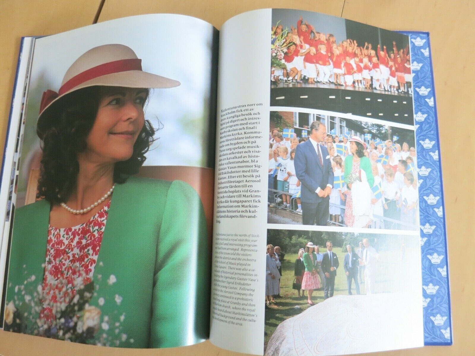 Queen SILVIA King CARL GUSTAF Princess VICTORIA MADELEINE PHILIP ROYAL Bog63