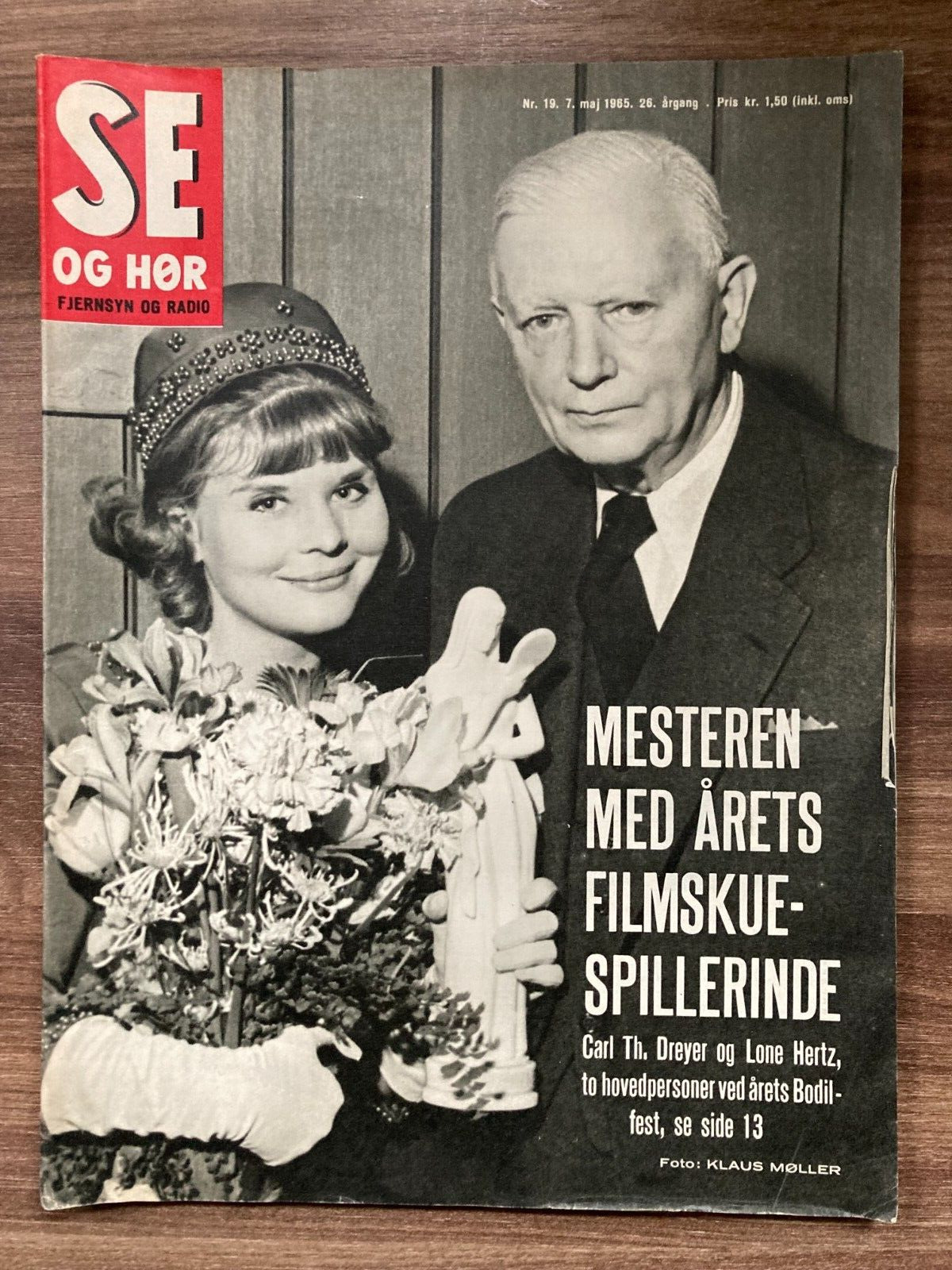 Carl Th Dreyer Lone Hertz Bodil-Party Complete Danish Magazine 1965 Se og Hør