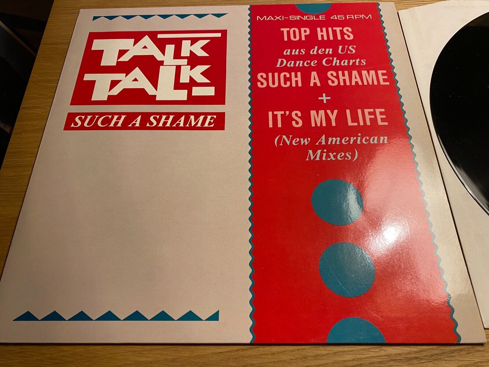 TALK TALK "SUCH A SHAME / IT´S MY LIFE" US MIX EMI RECORDS 1984 W GERMAN DMM 12