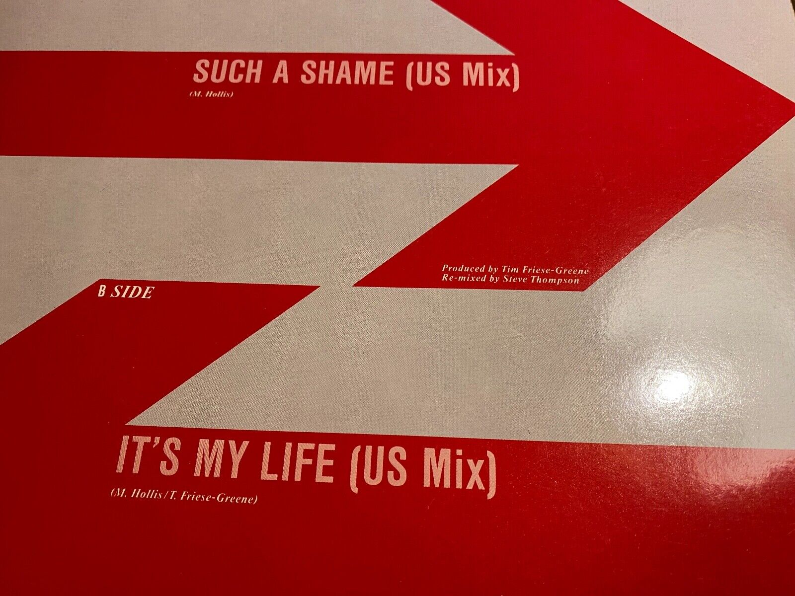 TALK TALK "SUCH A SHAME / IT´S MY LIFE" US MIX EMI RECORDS 1984 W GERMAN DMM 12