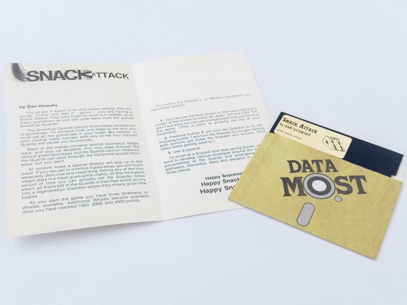 Snack Attack - Datamost - 1981 / Apple II