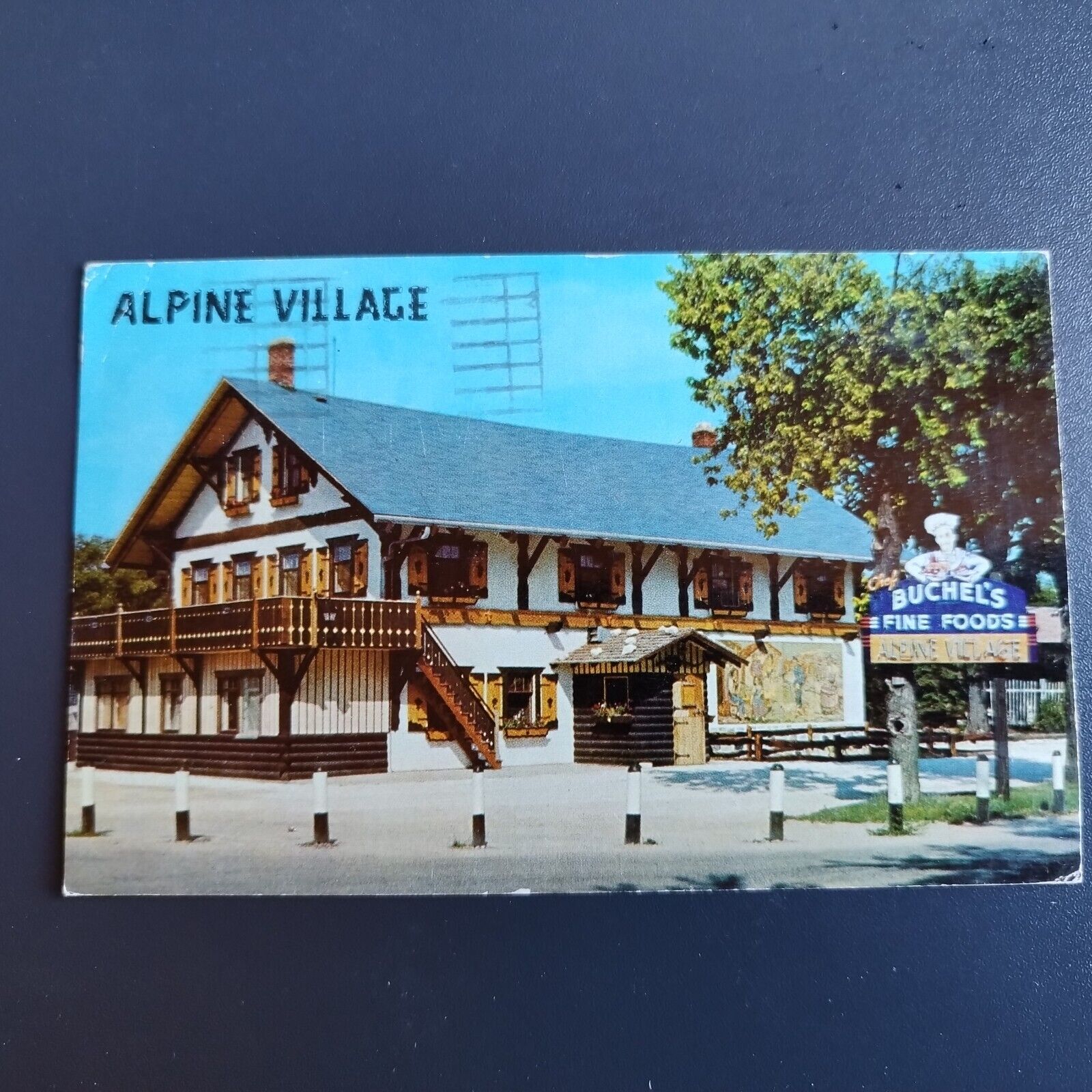 Wisconsin Buchel Brothers "Alpine Village" swiss restaurantThiensville1959