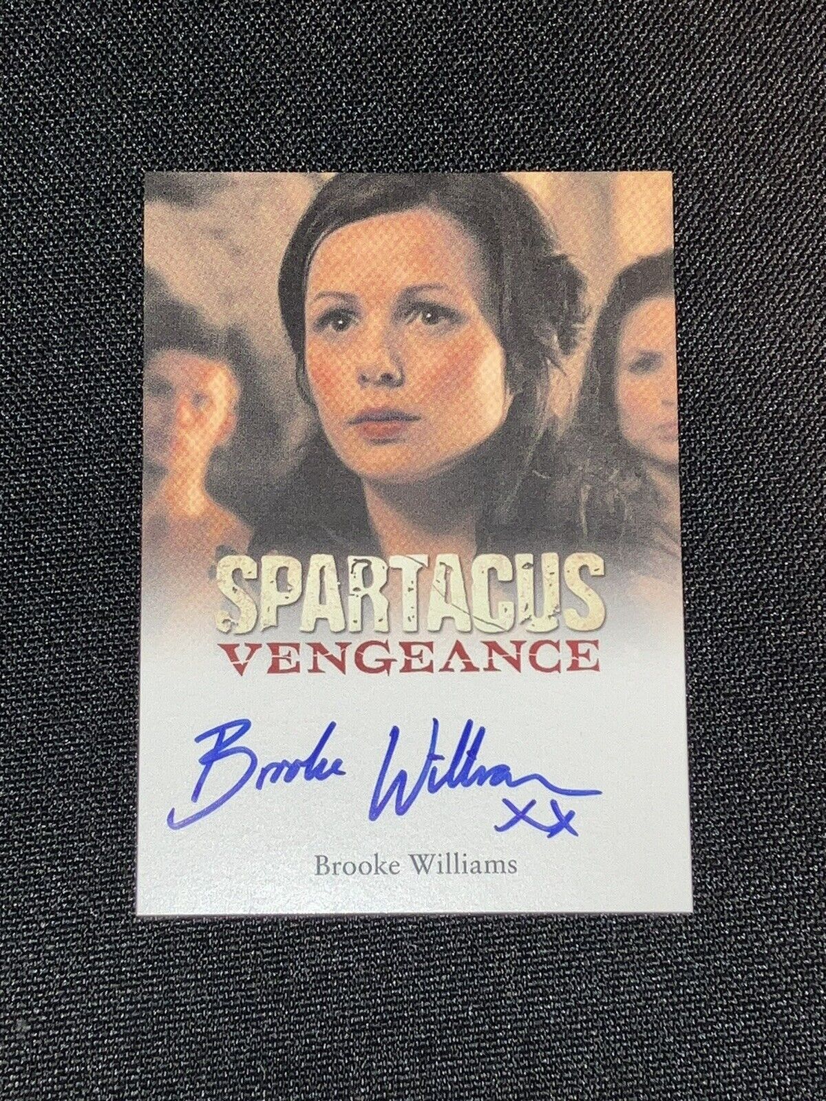 Spartacus: Vengeance Autograph Card Official Signed by Brooke Williams