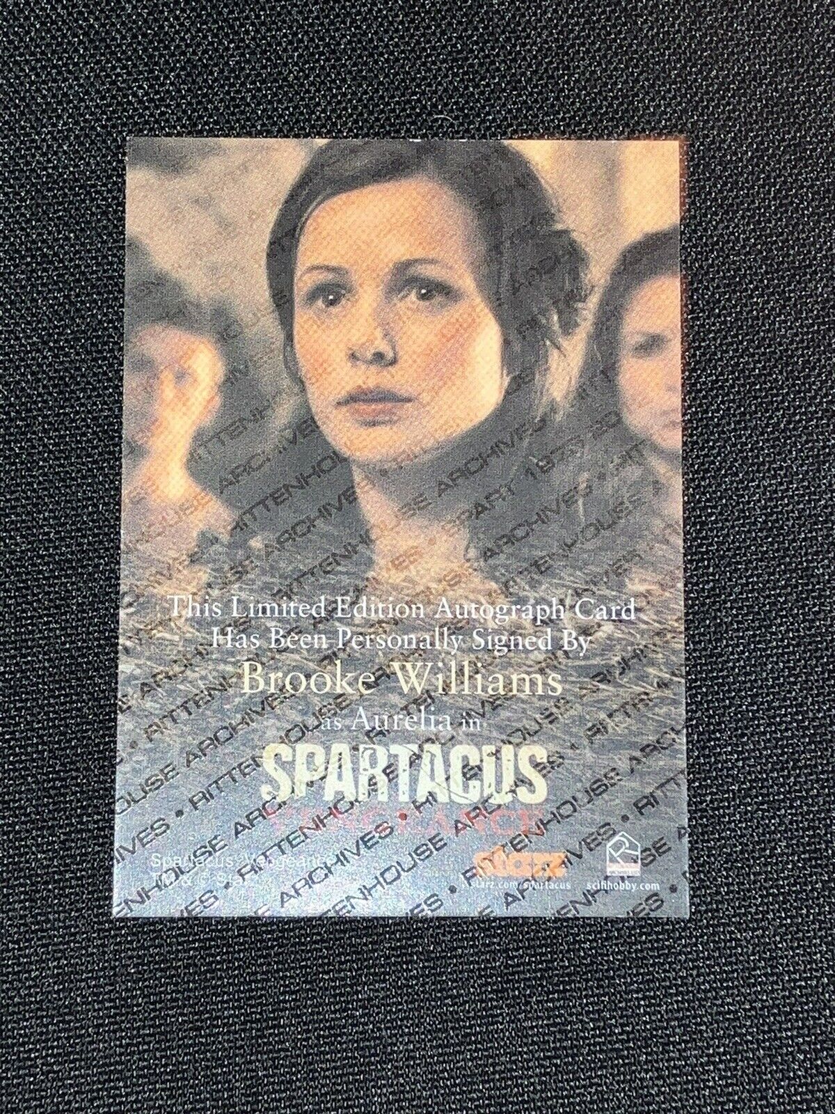 Spartacus: Vengeance Autograph Card Official Signed by Brooke Williams