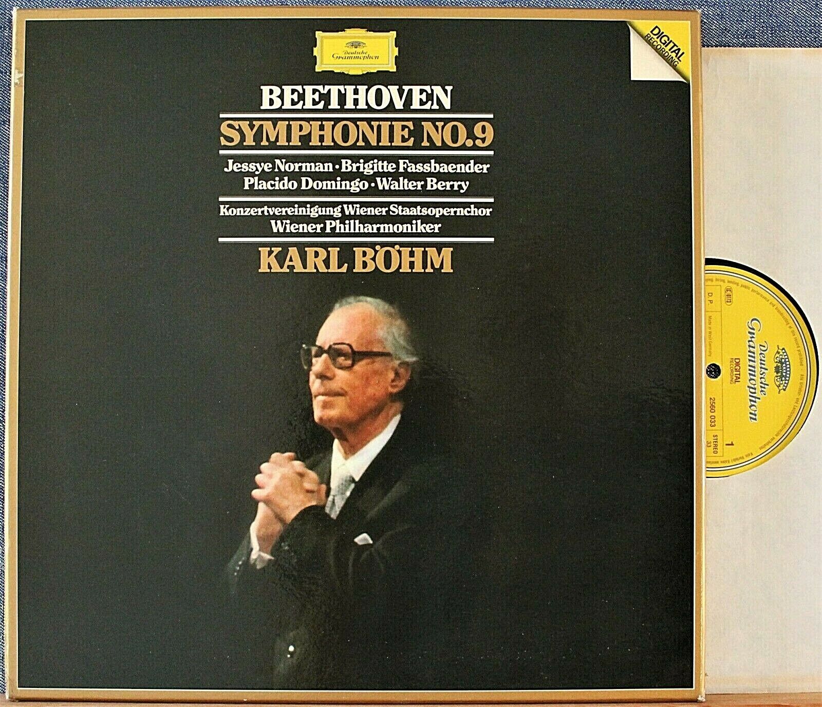 Böhm (w Norman Domingo etc) Beethoven (Symphony 9) DGG 2741 009 (2) Box dig