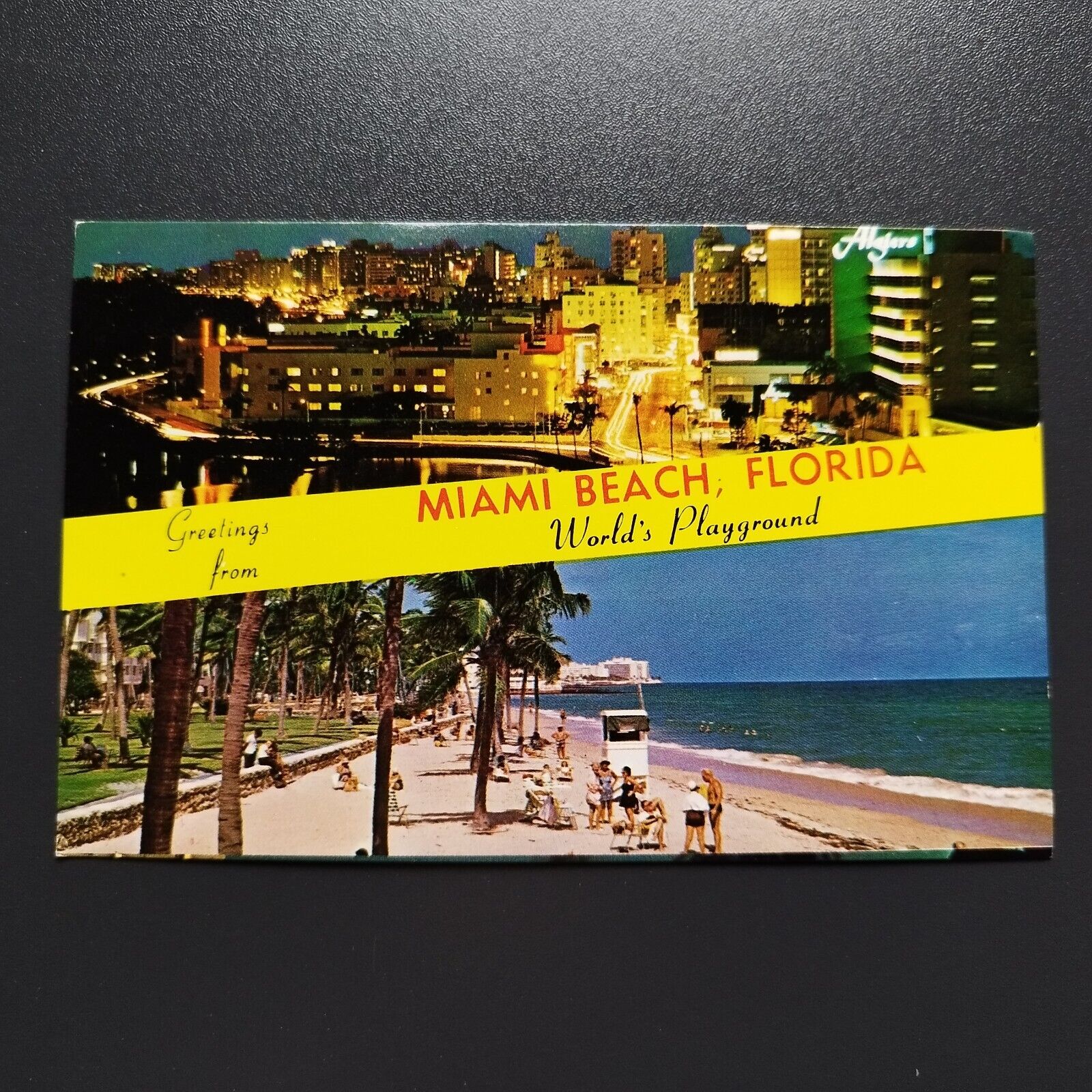 FloridaGreetings from Miami Beach World's Playground 70C82