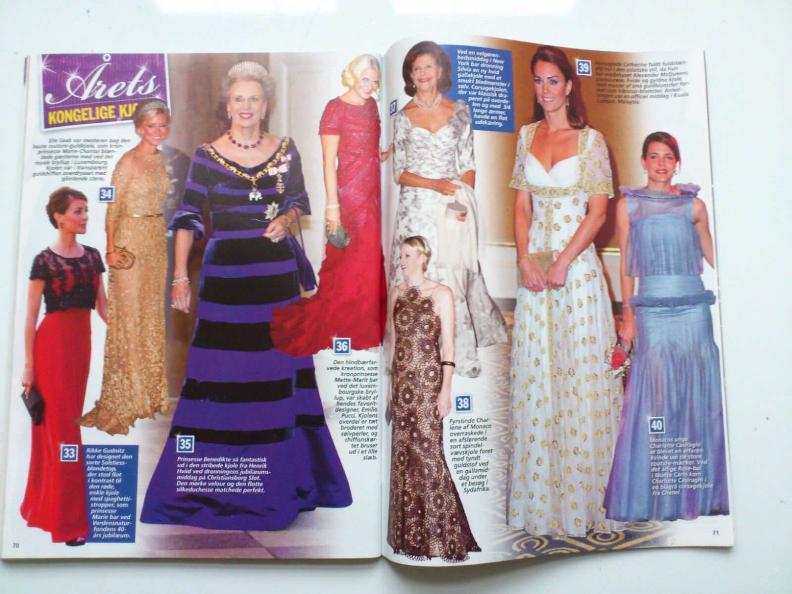 Danish magazine "Billed Bladet" Nr1/2013British/Danish/Swedish Royals /Stars