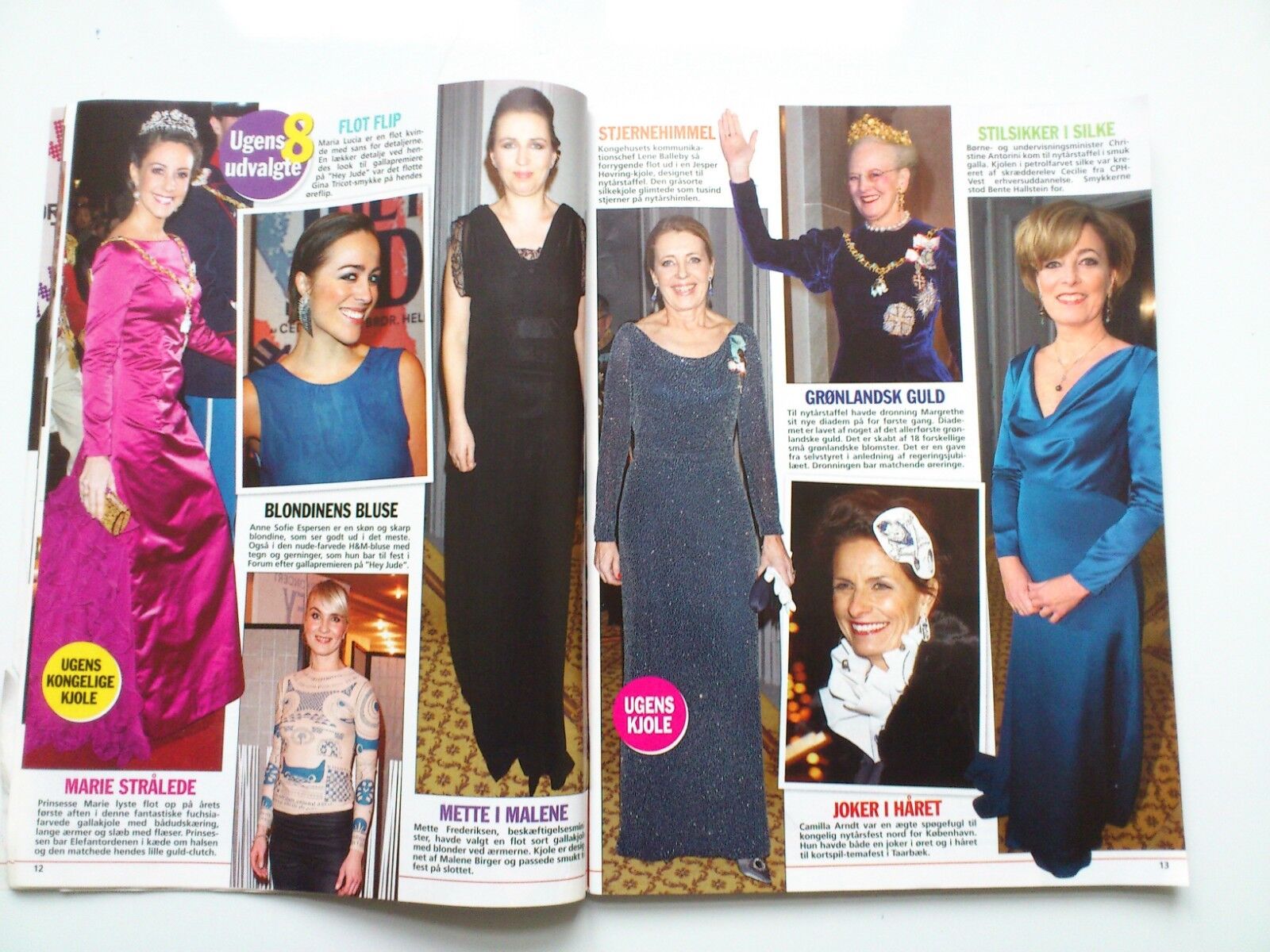 Danish magazine "Billed Bladet" Nr1/2013British/Danish/Swedish Royals /Stars