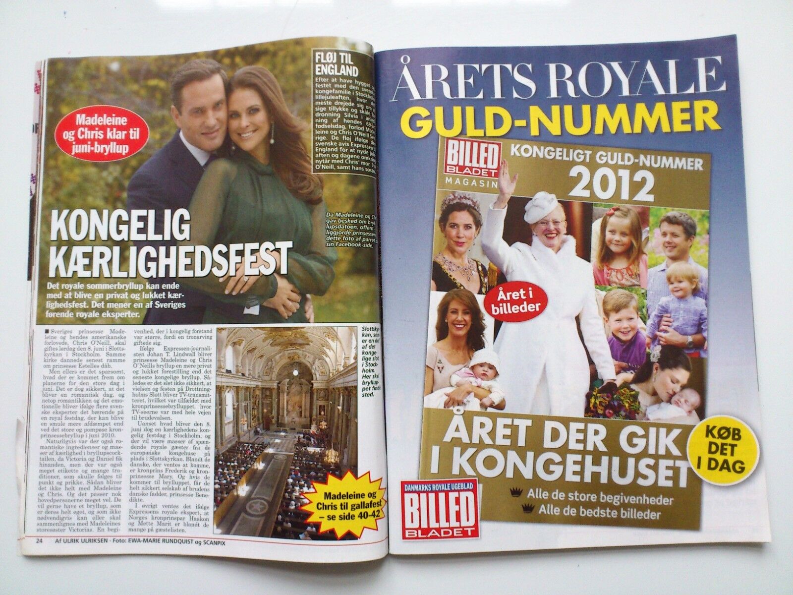 Danish magazine "Billed Bladet" Nr1/2013British/Danish/Swedish Royals /Stars