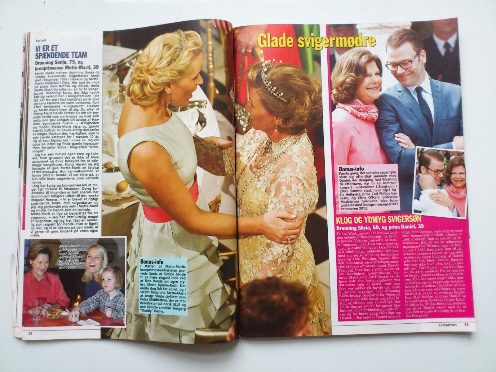 Danish magazine "Billed Bladet" Nr1/2013British/Danish/Swedish Royals /Stars