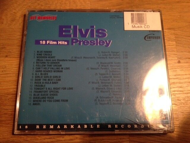 ELVIS PRESLEY "18 FILM HITS" AAD OSA CD ALBUM 18 TRACKS NEW RARE MINT COMPANION