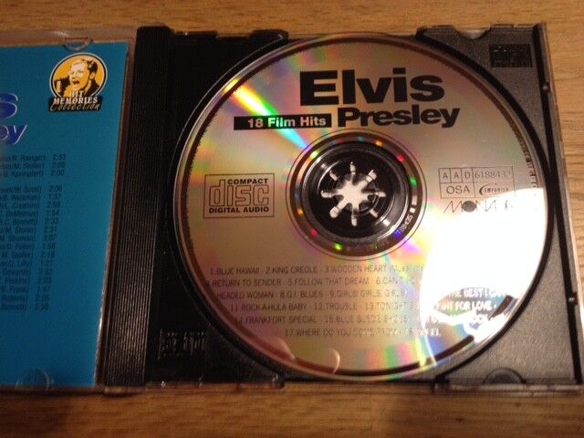 ELVIS PRESLEY "18 FILM HITS" AAD OSA CD ALBUM 18 TRACKS NEW RARE MINT COMPANION