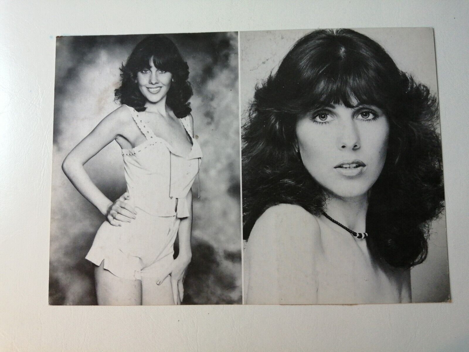 Vintage  English  model comp card from 1970s/1980s JADA