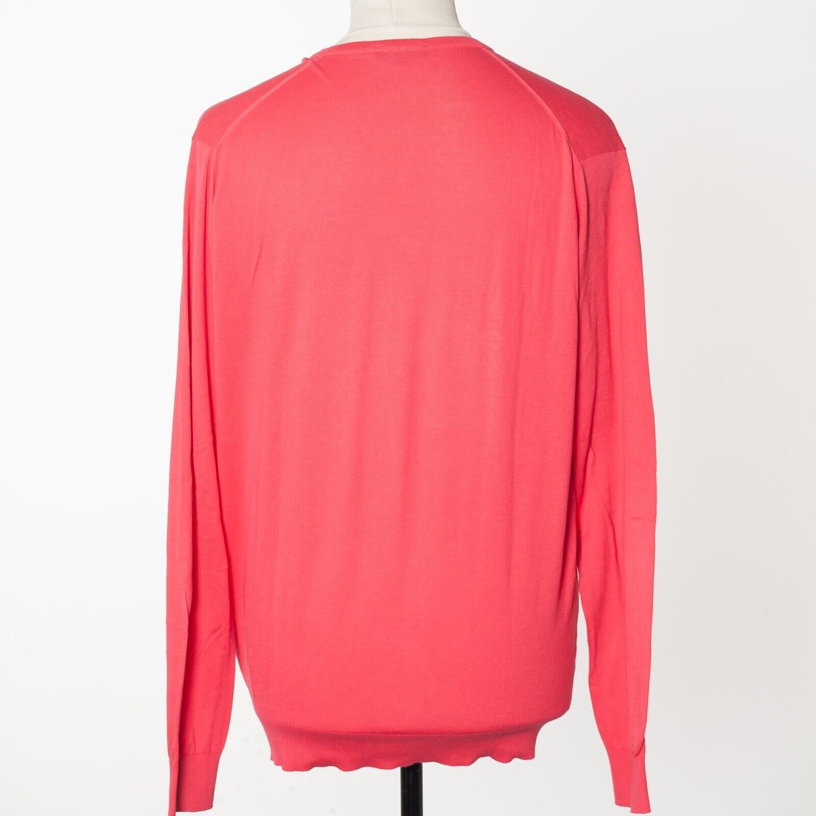 JOHN SMEDLEY Blood Orange Cotton Pullover Size L