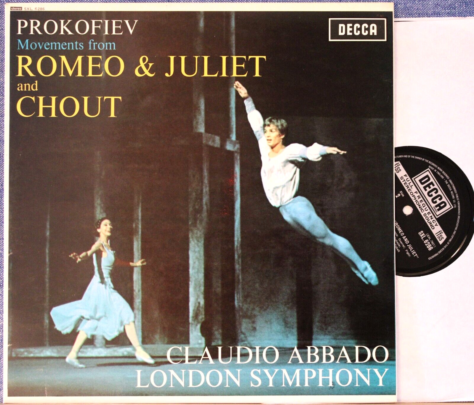 Abbado Prokofiev (Romeo  Juliet; Chout) Decca SXL 6286 NM