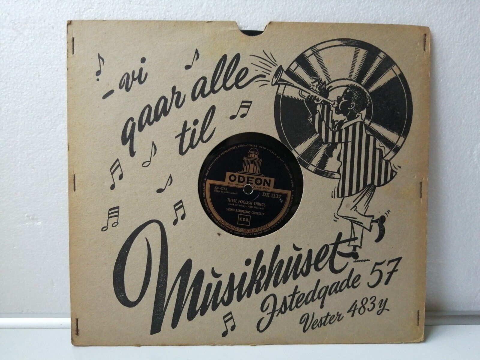 78 RPM  shellac SVEND ASMUSSENJazzJune NightThese Foolish Things