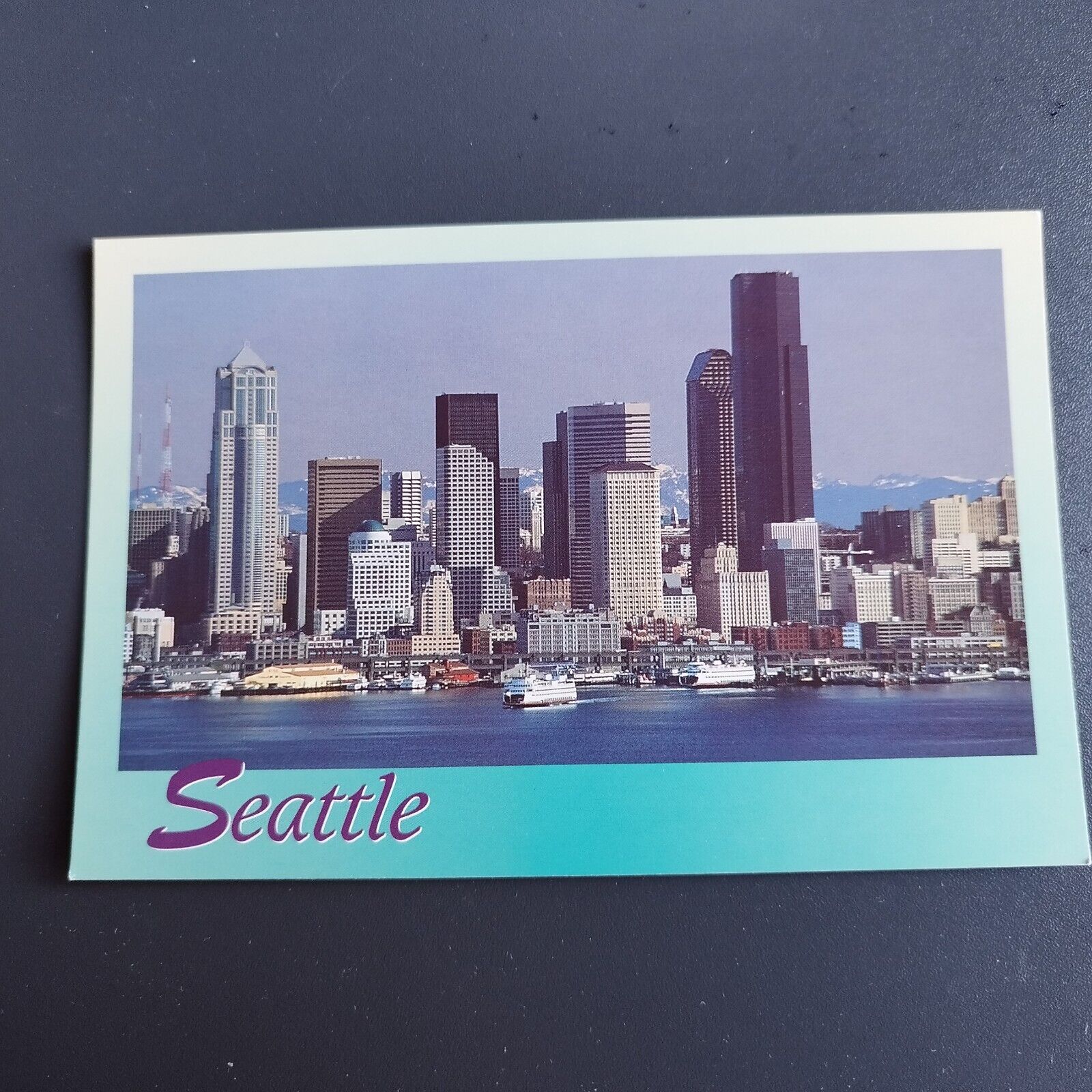 Washington Seattle View of the waterfront taken from Alki Beach - Unposted