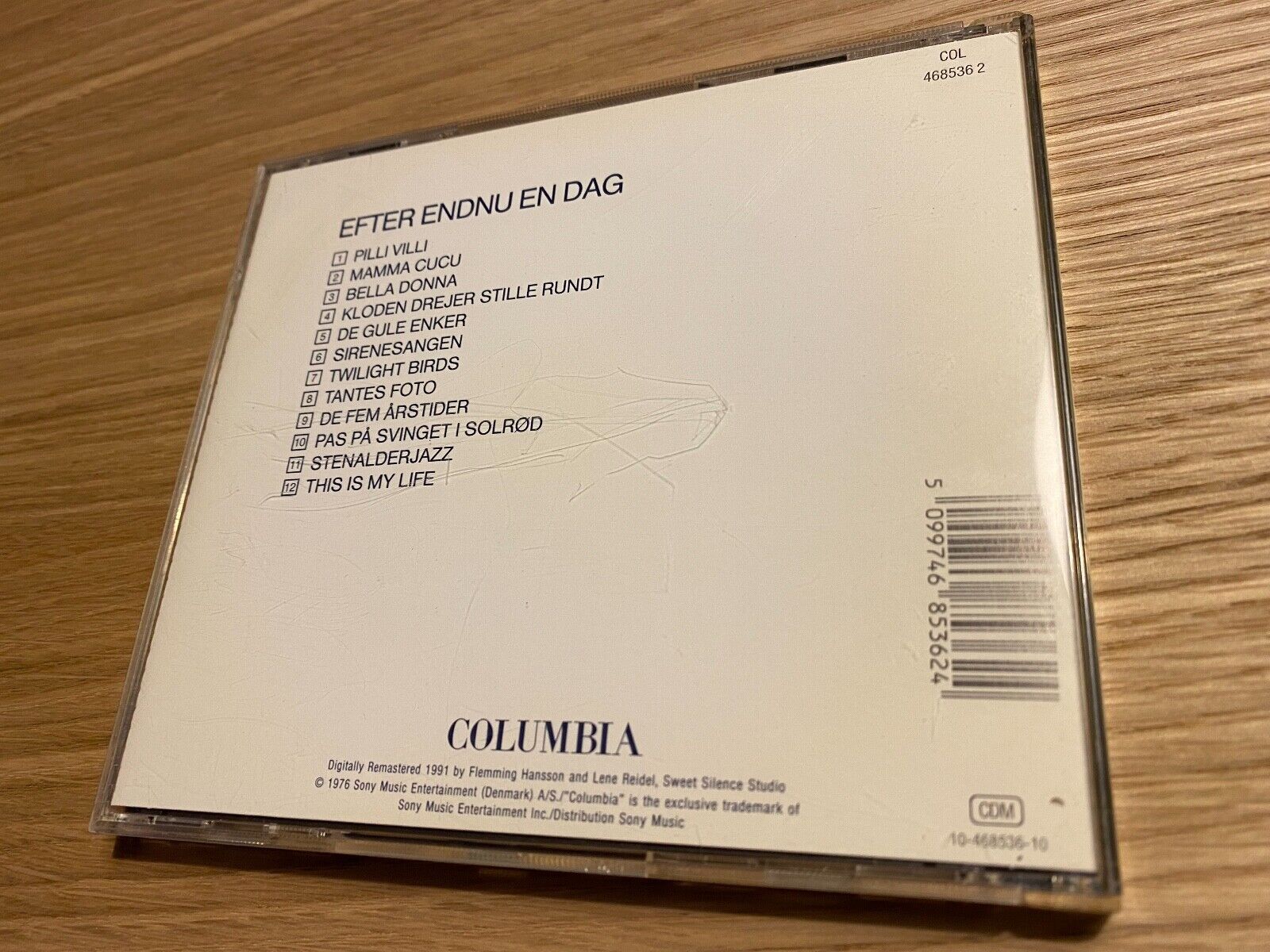 GASOLIN "EFTER ENDNU EN DAG" 1976 COLUMBIA RECORDS 12 TRACK CD ALBUM 1976 / 1991