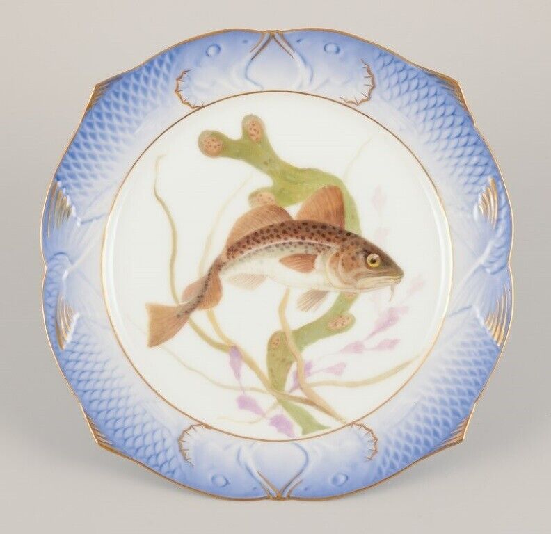 Royal Copenhagen Fauna Danica fish plate Approx 1930s