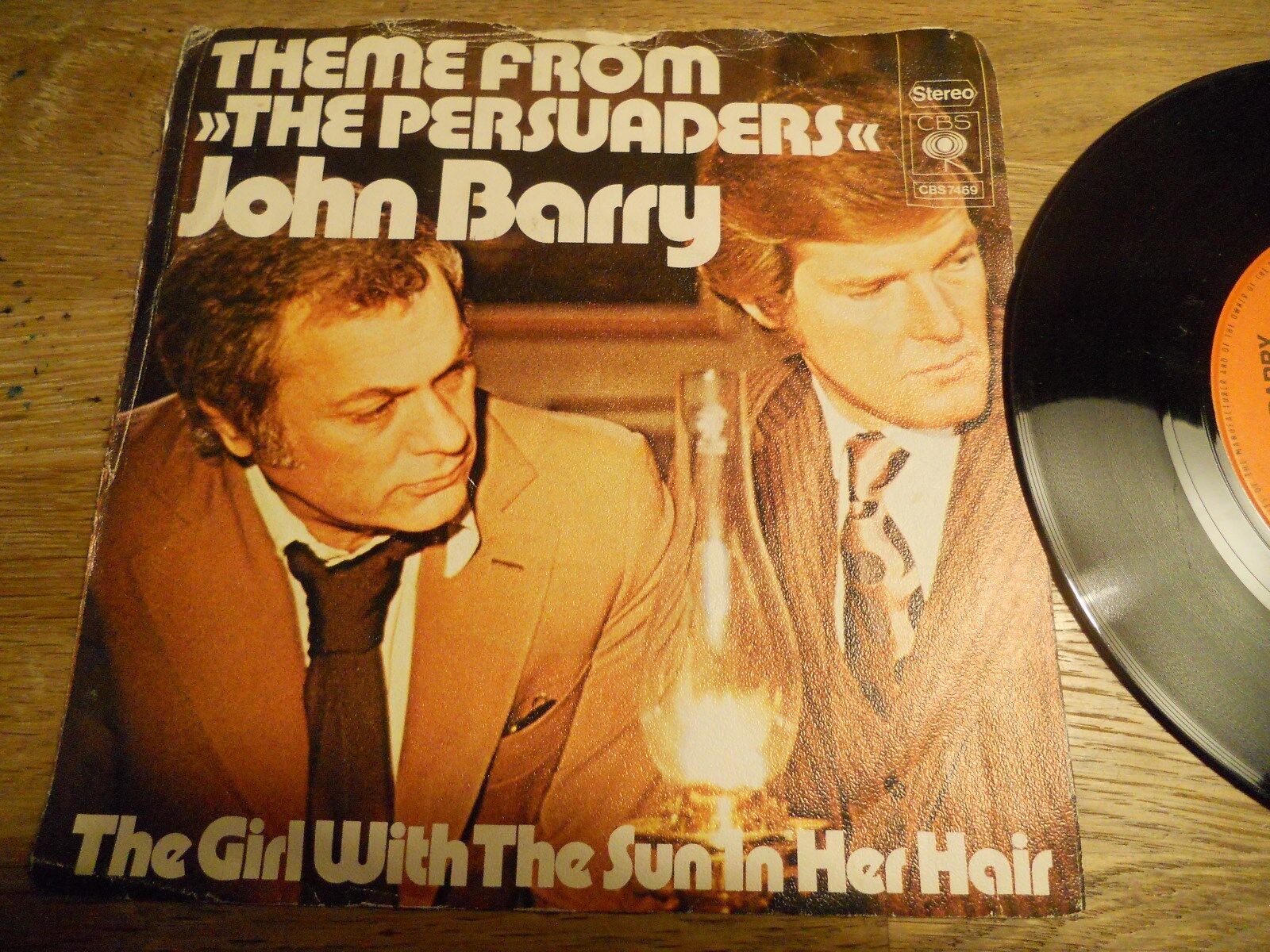 JOHN BARRY "THEME FROM THE PERSUADERS / THE GIRL WITH THE SUN IN HER HAIR" 1972