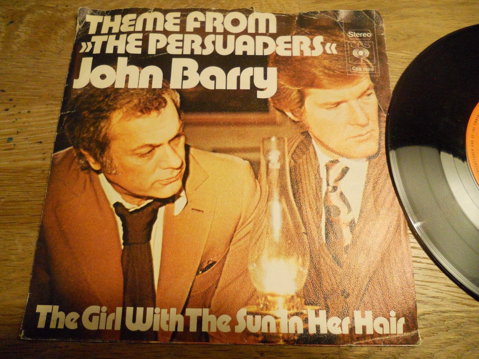 JOHN BARRY "THEME FROM THE PERSUADERS / THE GIRL WITH THE SUN IN HER HAIR" 1972