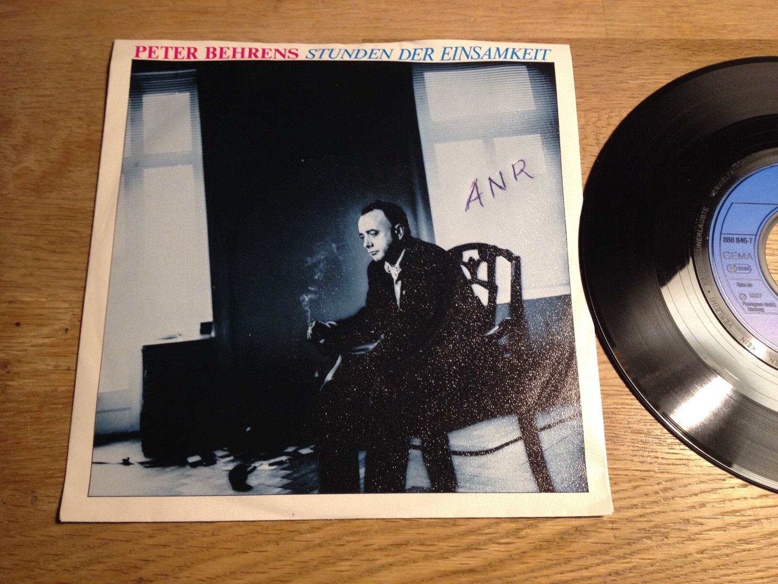 PETER BEHRENS (EX TRIO) "STUNDEN DEN EINSAMKEIT" 1987 MERCURY RECORDS W GERMANY