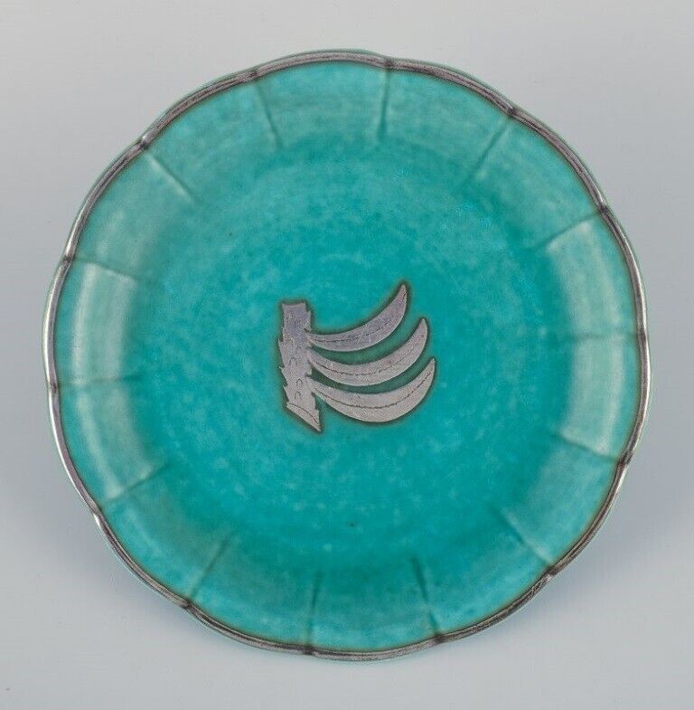 Wilhelm Kåge for Gustavsberg "Argenta" dish in ceramic 1940s