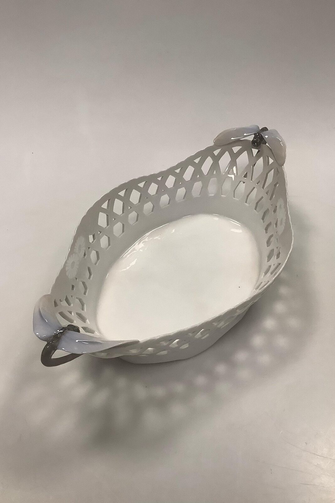 Royal Copenhagen Art Nouveau openwork Dragonfly bowl