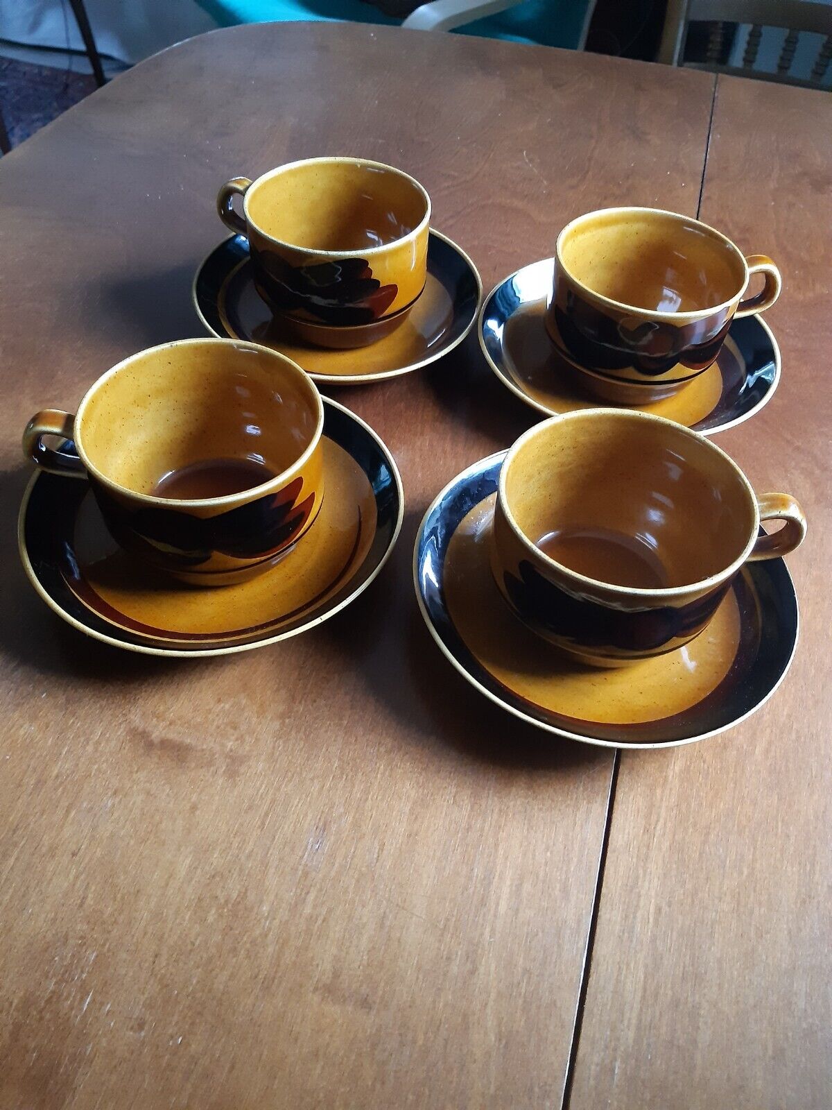 Tuna Rörstrand 1970 Teacups by Swedish designer Stålhane