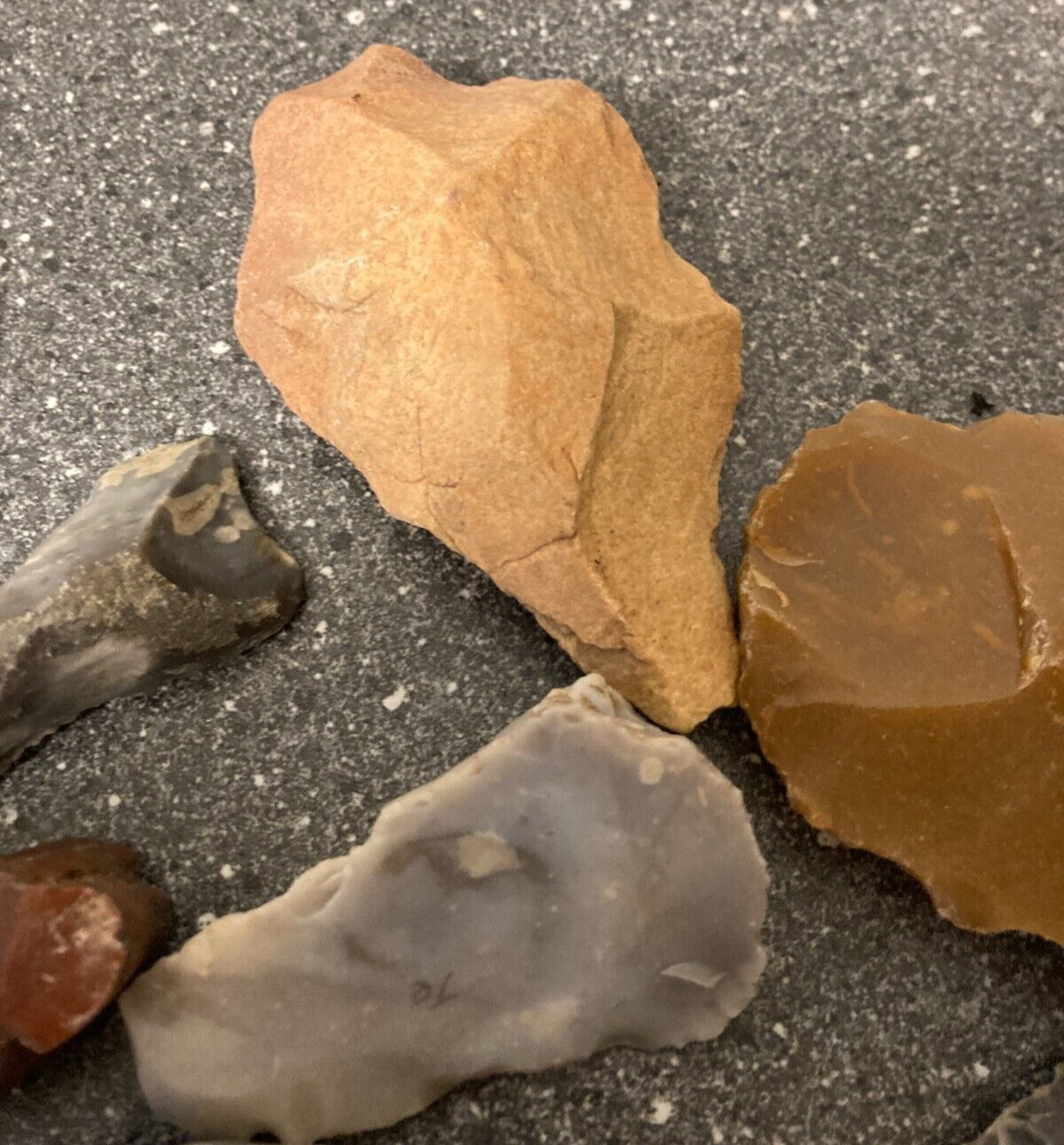 Danish Ertebølle Microlith Flint Scrapers Authenticated by Torben B Bernhardsen