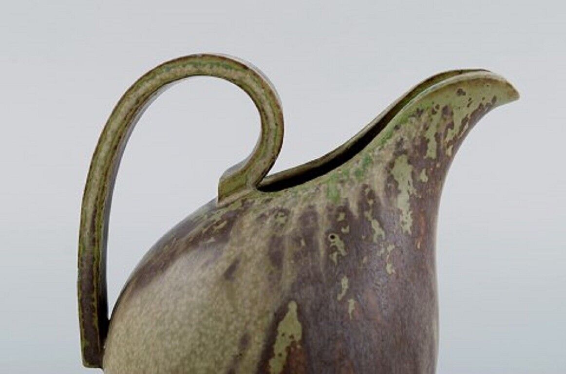 Arne Bang Jug with handle in glazed ceramics 1940/50's