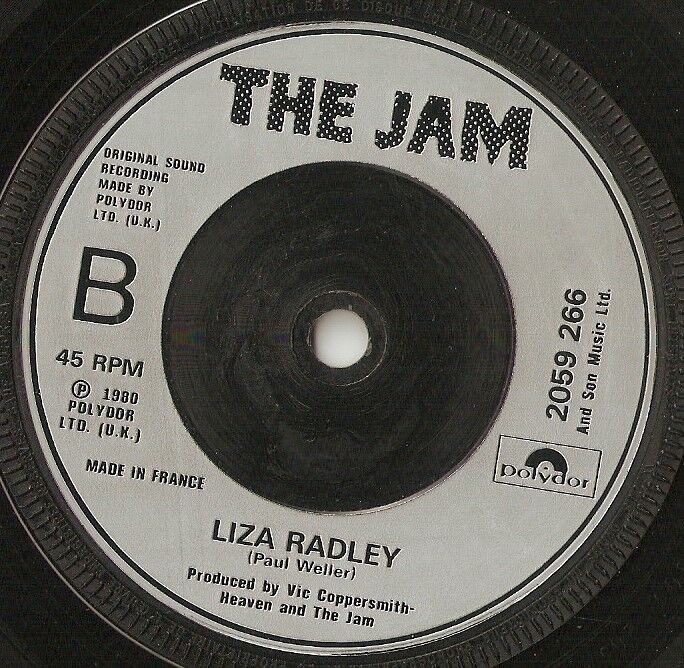 THE JAM START!  LIZA RADLEY 45 7" 1980 MOD REVIVAL THE WHO QUADROPHENIA WELLER