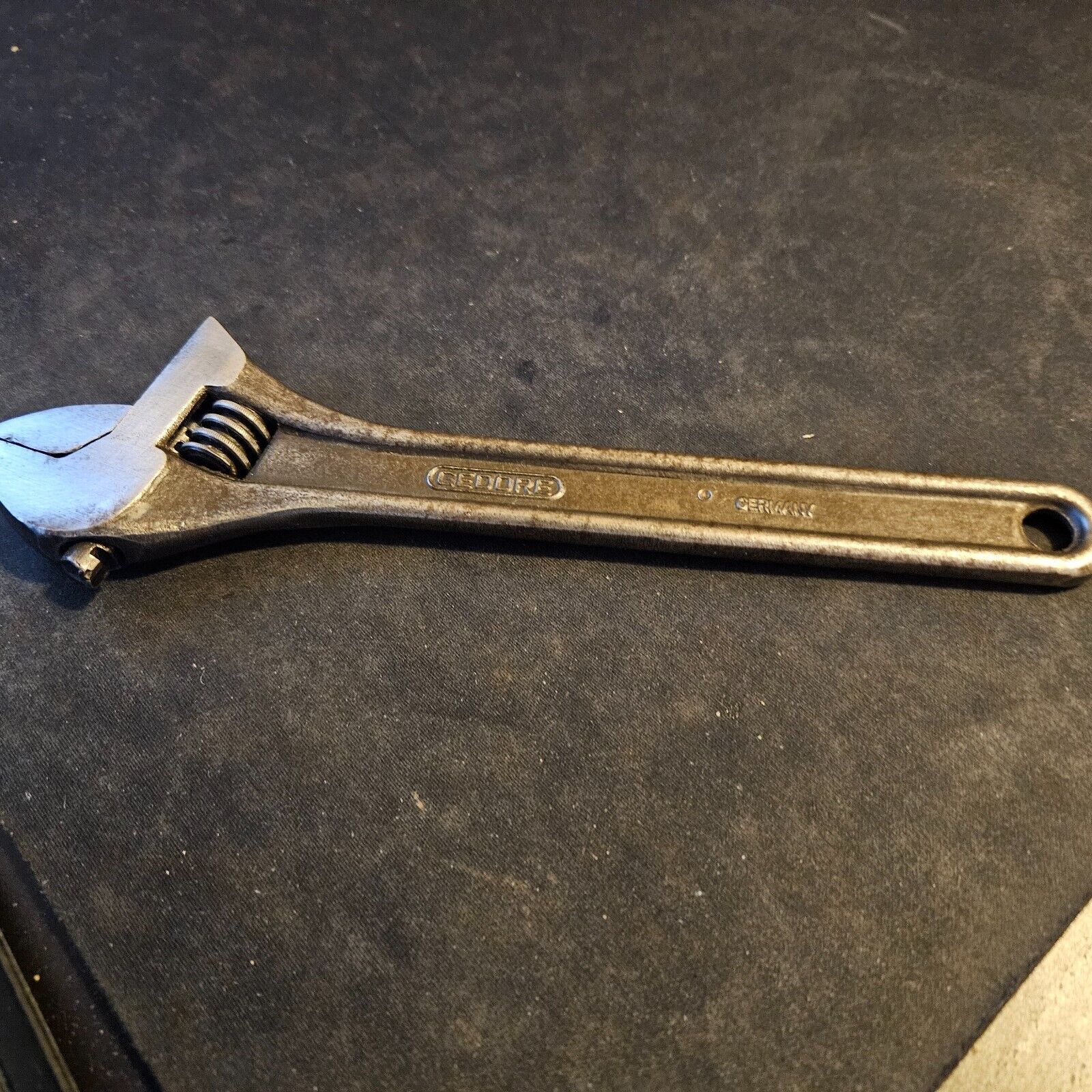 vintage Gedore No 62-8" adjustable wrench