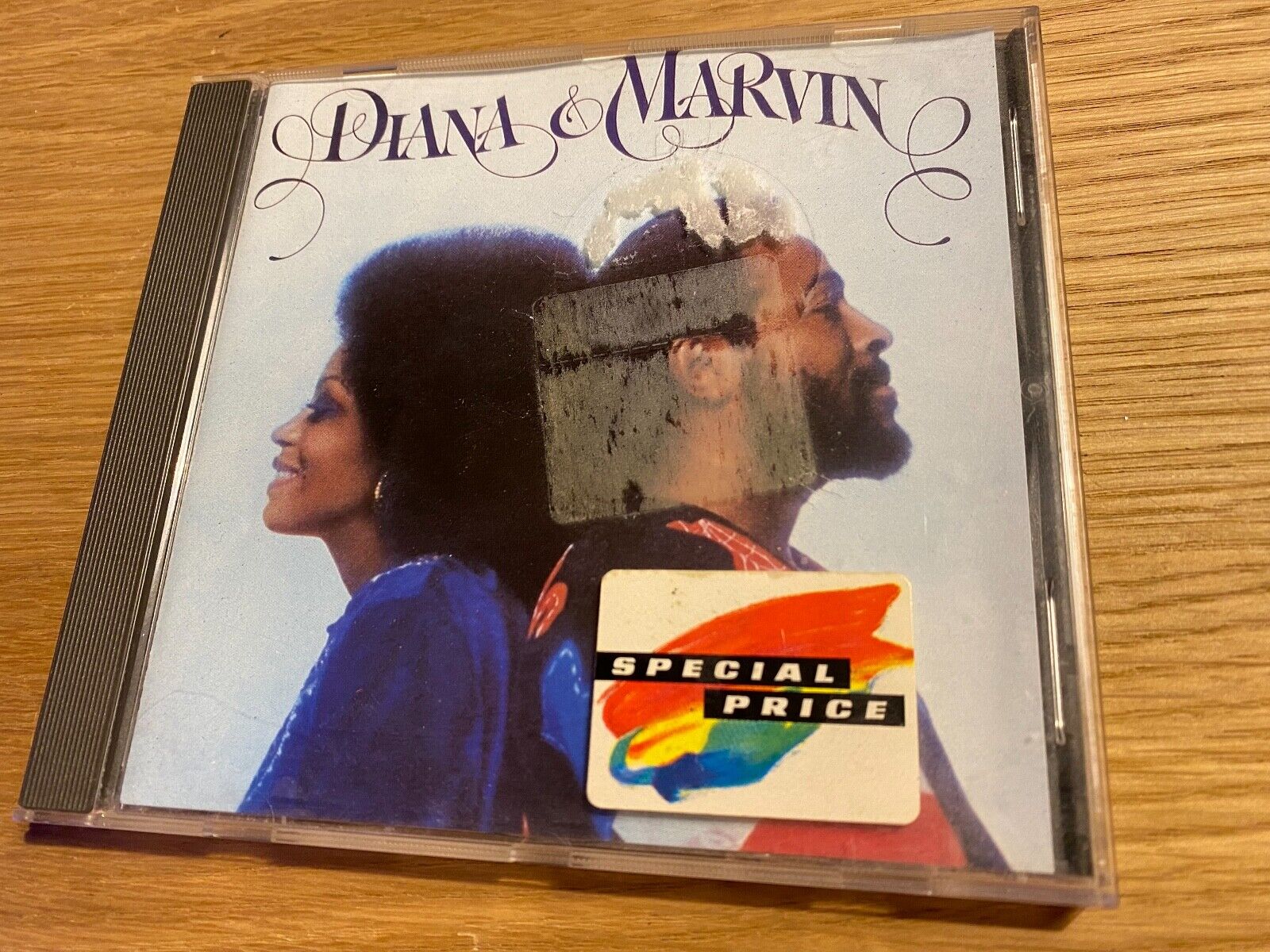 DIANA ROSS  MARVIN GAYE "DIANA  MARVIN" 1973 CD ALBUM 10 TRACK MOTOWN RECORDS*