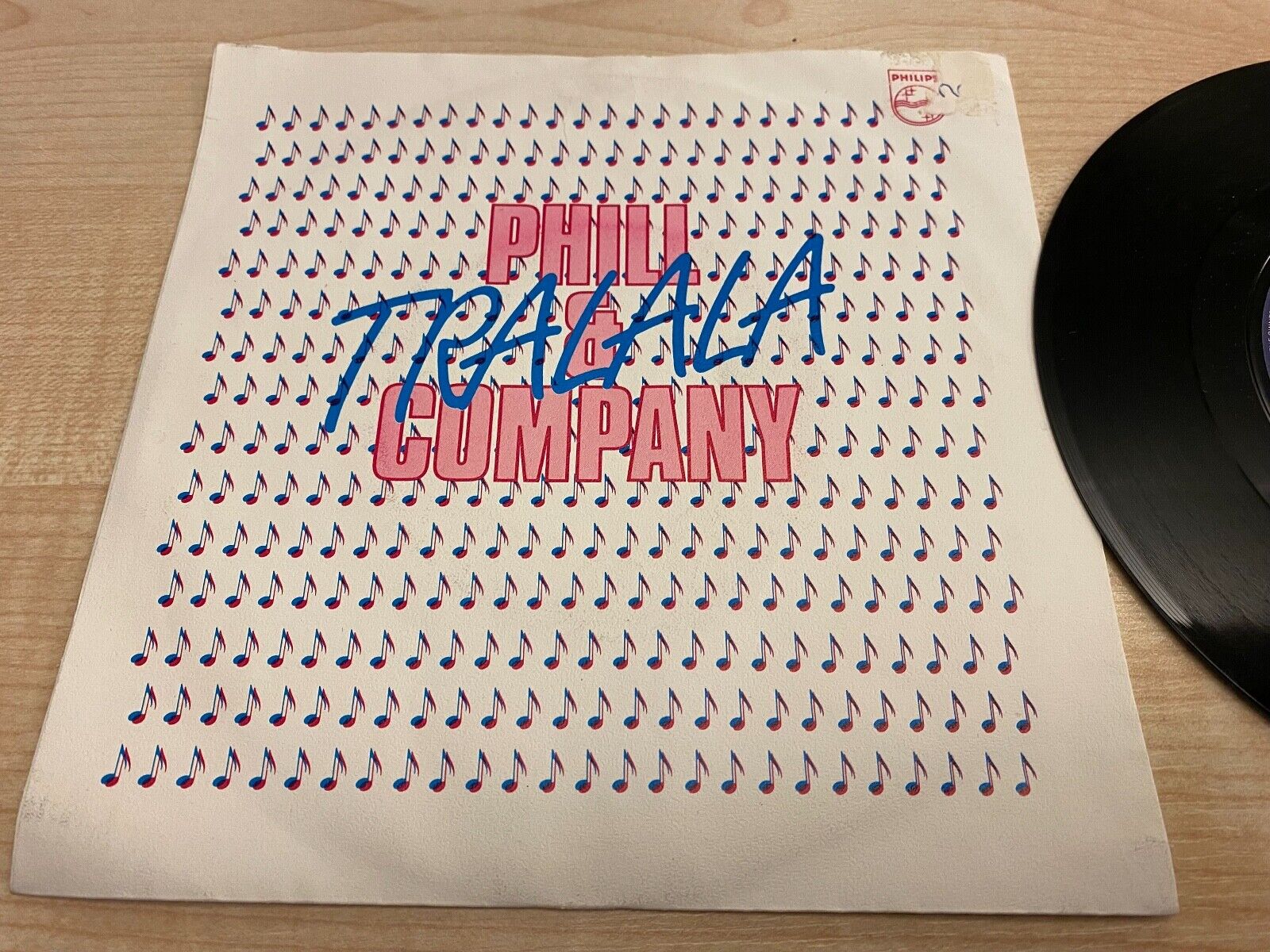 PHILL  COMPANY TRALALA/HEY HOW DO YOU DO 1984 7" VINYL SINGLE PHILIPS RECORDS*