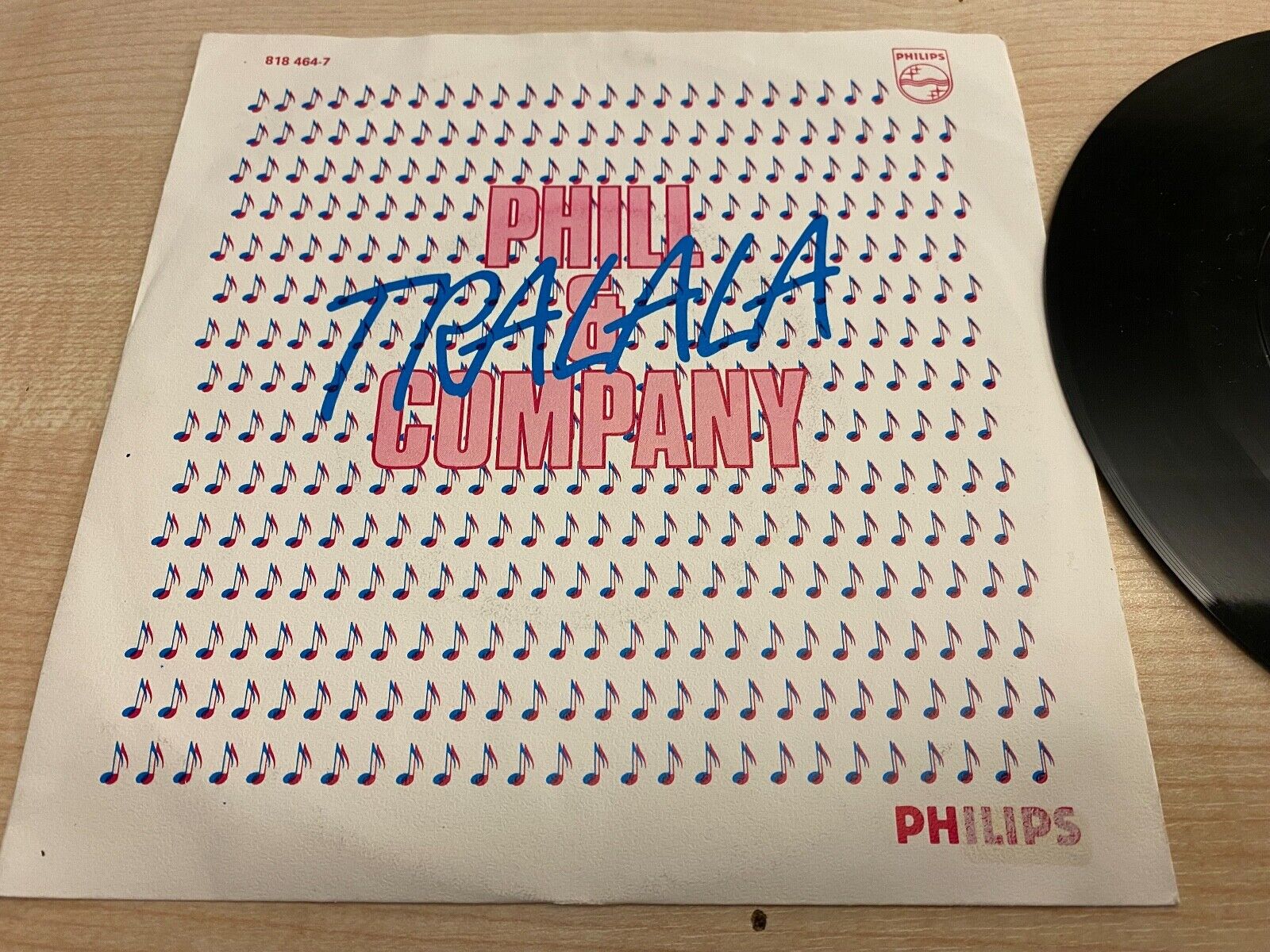 PHILL  COMPANY TRALALA/HEY HOW DO YOU DO 1984 7" VINYL SINGLE PHILIPS RECORDS*