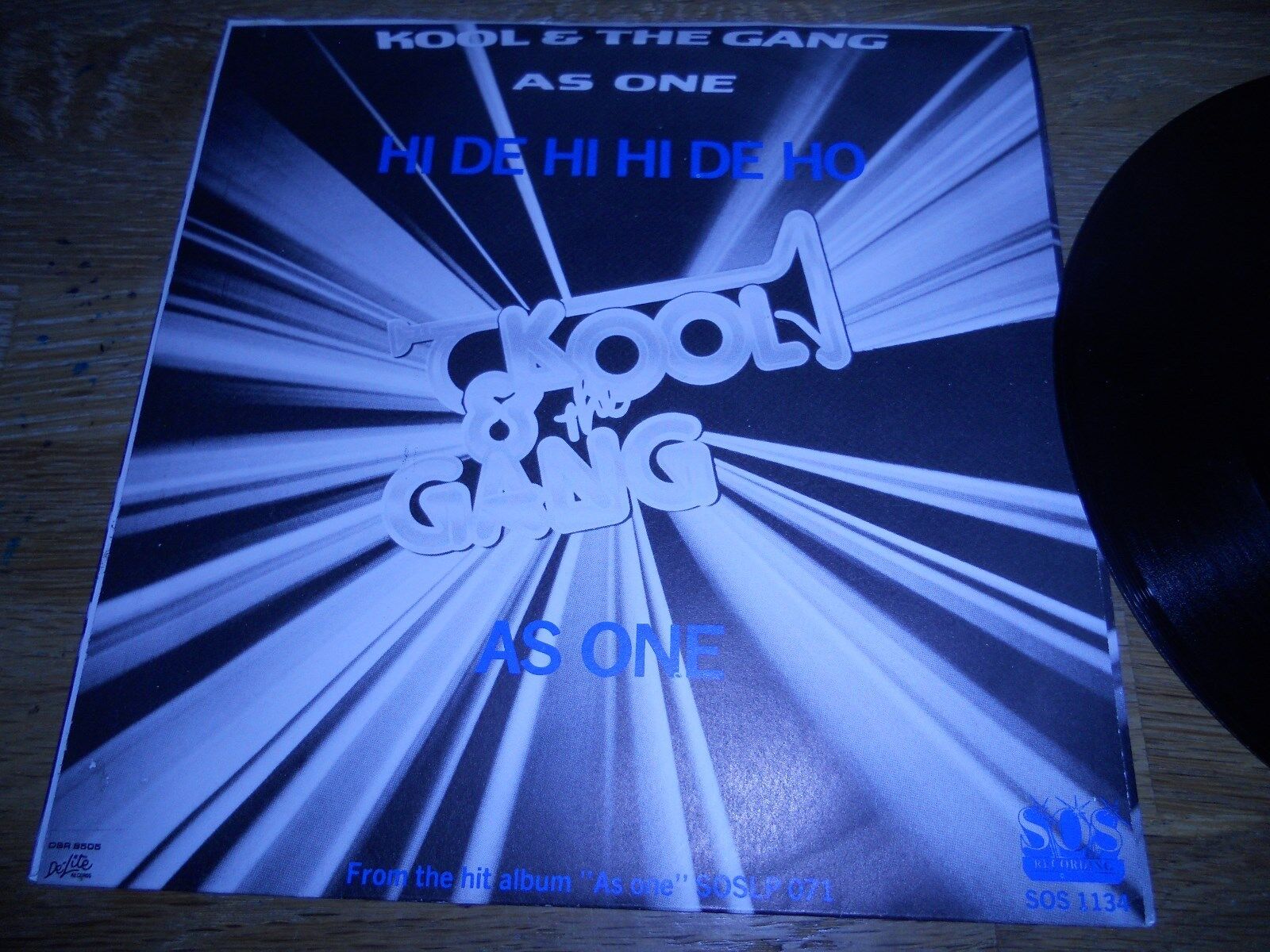 KOOL  THE GANG "HI DE HI HI DE HO / AS ONE" SOS RECORDINGS/DE-LITE RECORDS NCB*