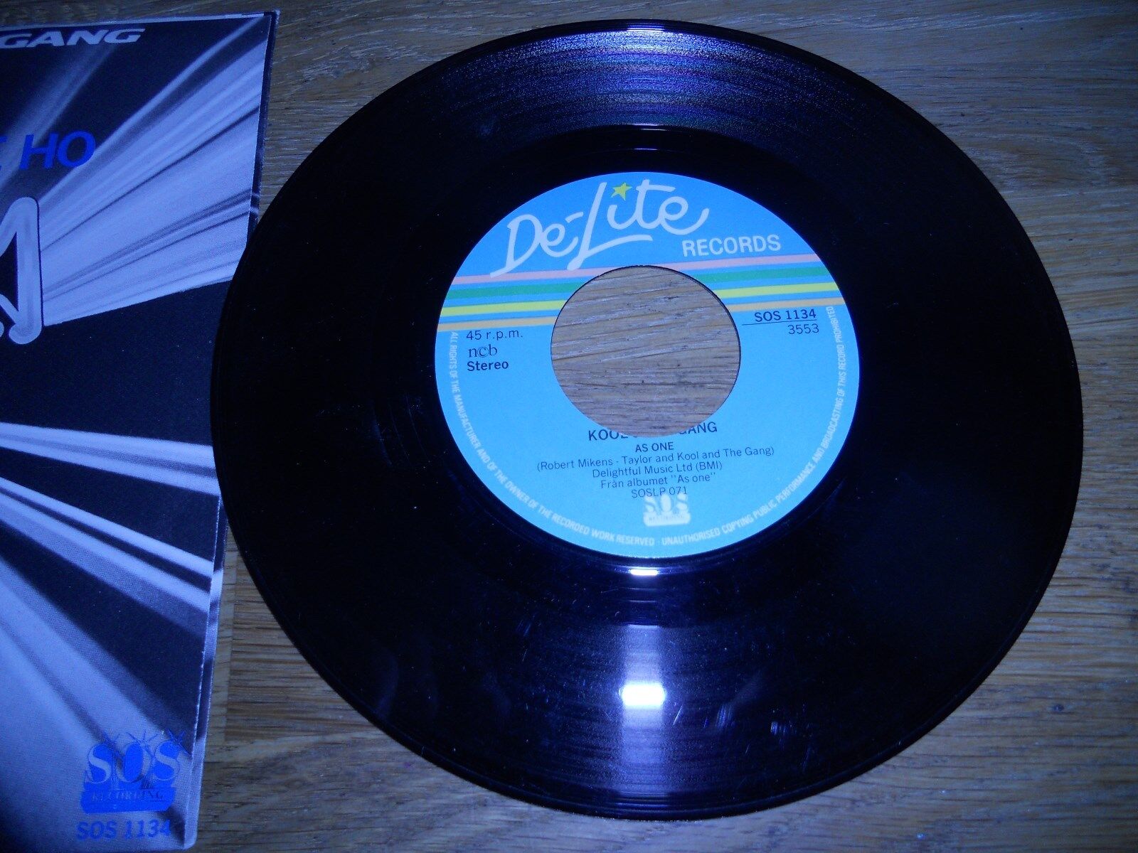 KOOL  THE GANG "HI DE HI HI DE HO / AS ONE" SOS RECORDINGS/DE-LITE RECORDS NCB*