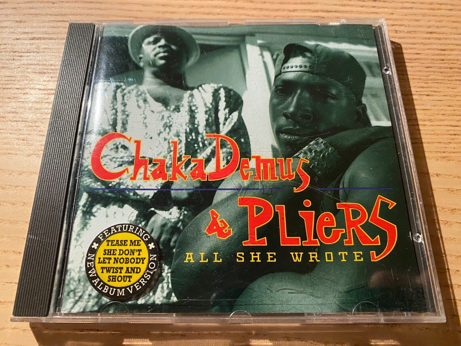 CHAKA DEMUS  PLIERS "ALL SHE WROTE" 1993 CD ALBUM 14 TRACK ISLAND MANGO RECORDS