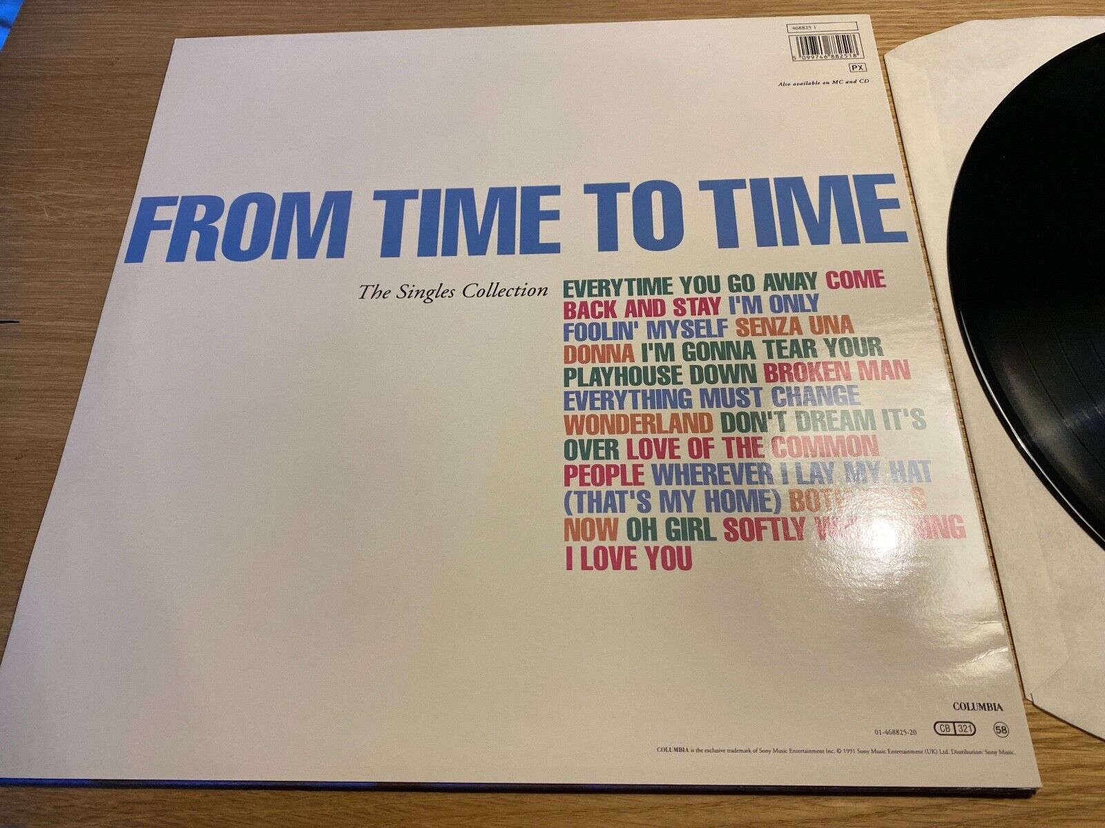 PAUL YOUNG "FROM TIME TO TIME THE SINGLES COLLECTION" 1991 COLUMBIA DUTCH PRESS*