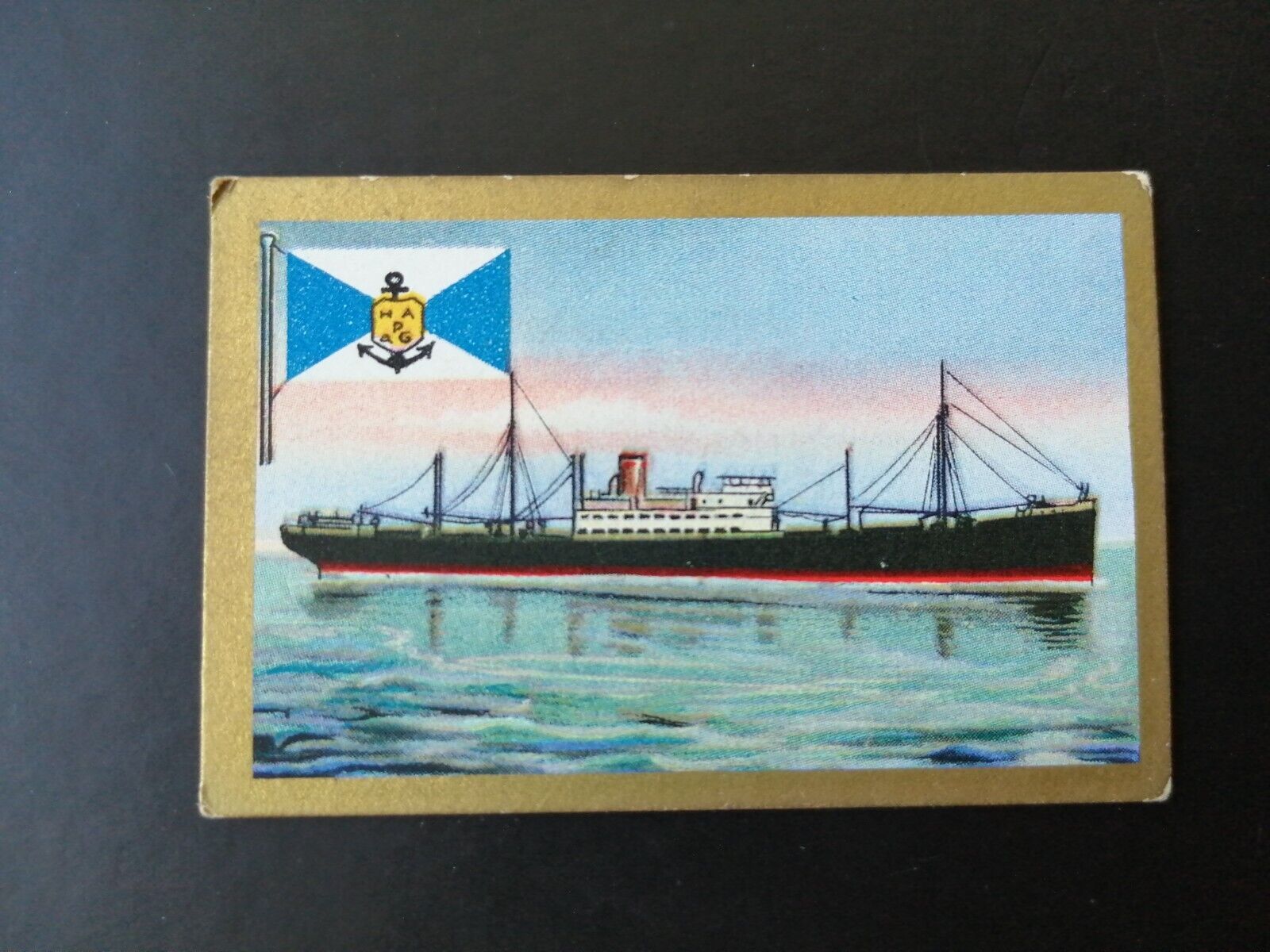 German SABA tobacco ship trading card 1931-33No 84 "Sauerland" HH-Amerika Linie