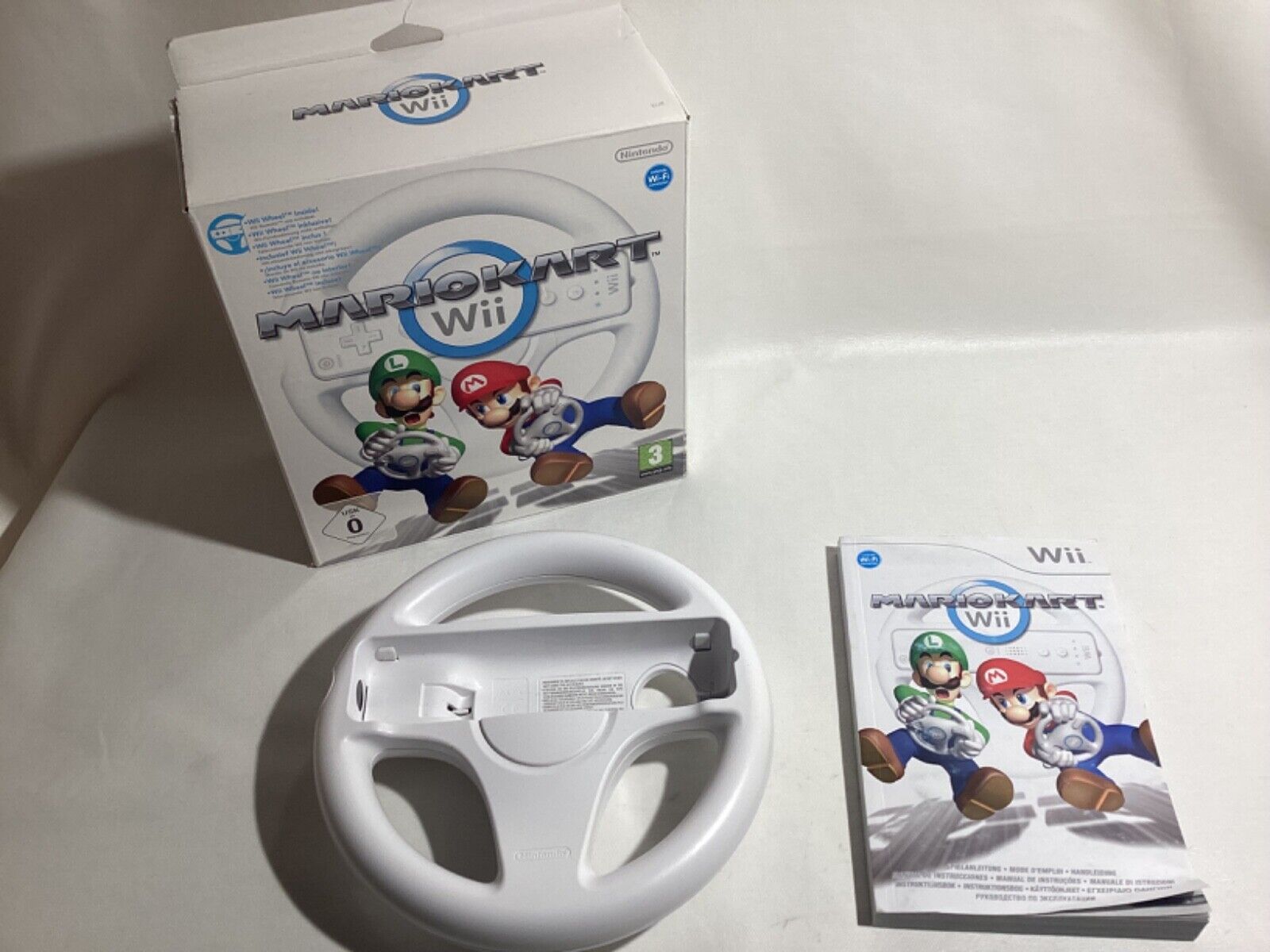 Nintendo Wii Mario Kart Official Steering Wheel-Used in VGC - No Game