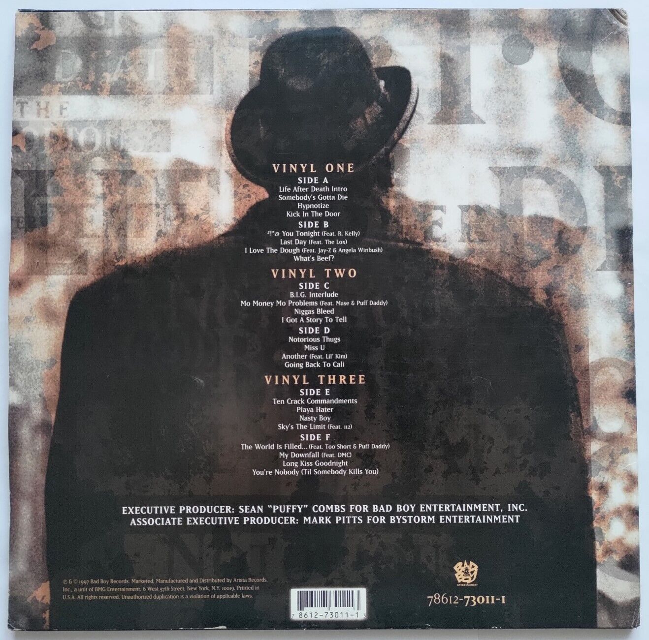 The Notorious BIG - Life After Death 3xLP US ORIGINAL