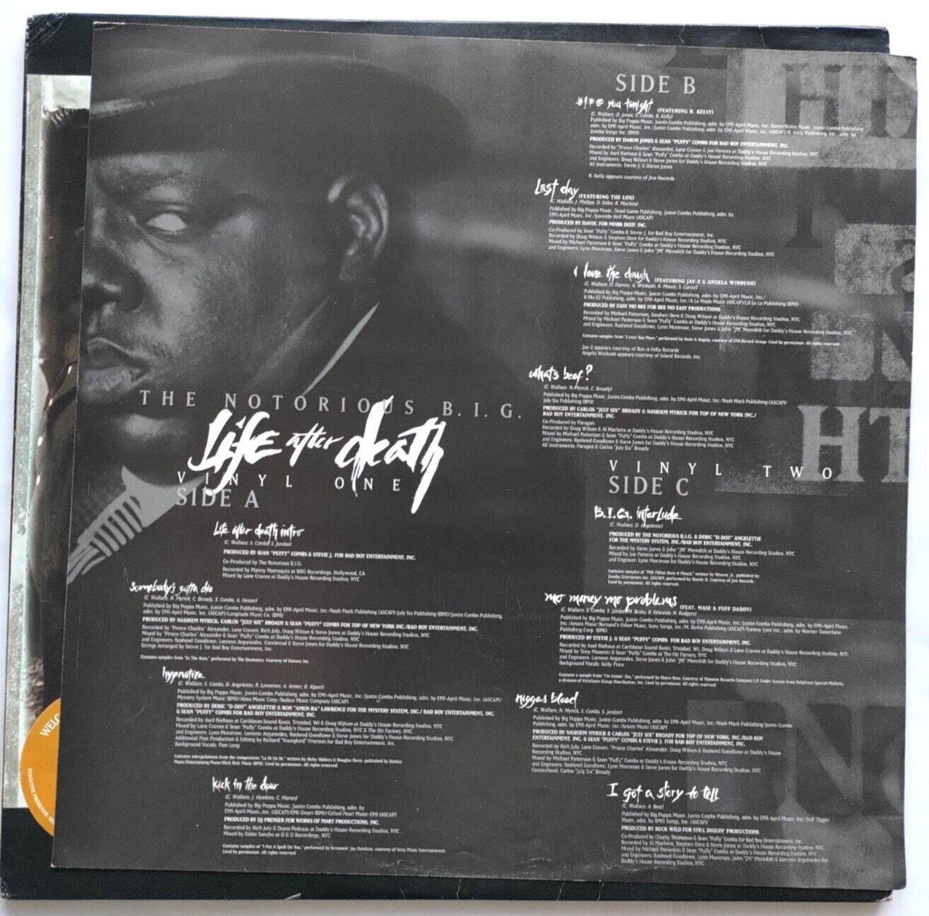 The Notorious BIG - Life After Death 3xLP US ORIGINAL