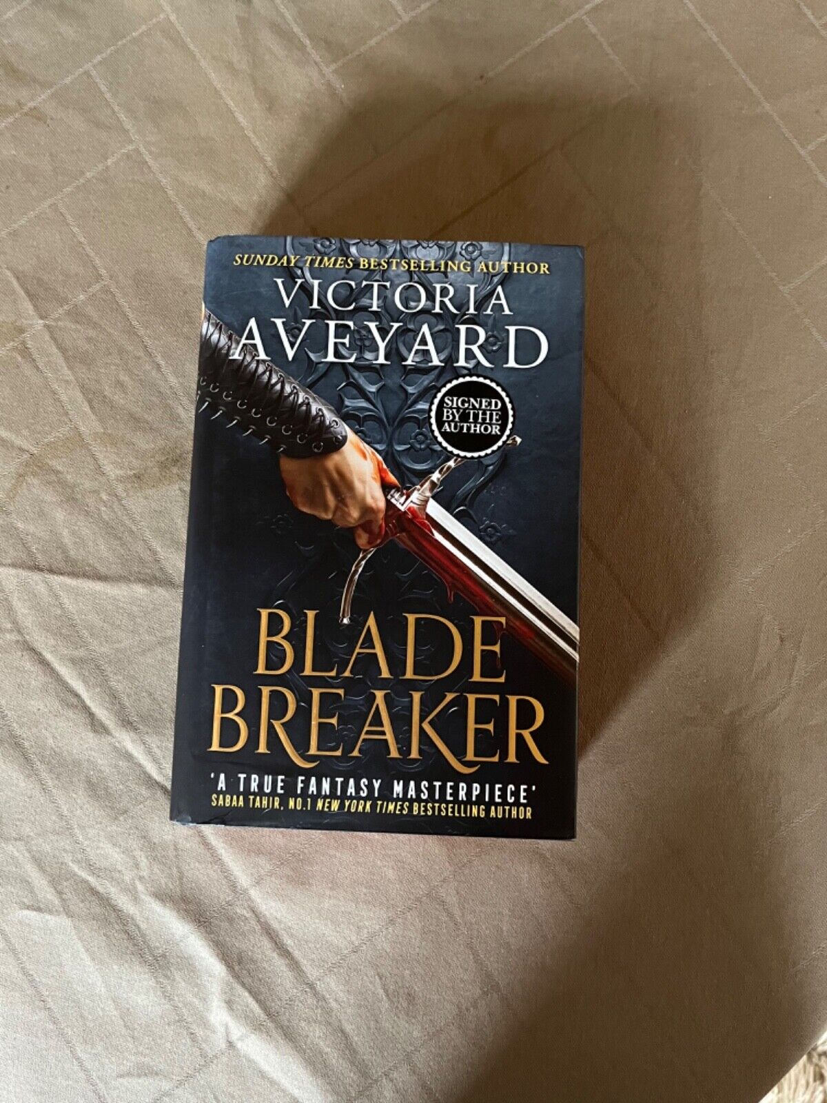 Waterstones Signed Blade Breaker by Victoria Aveyard