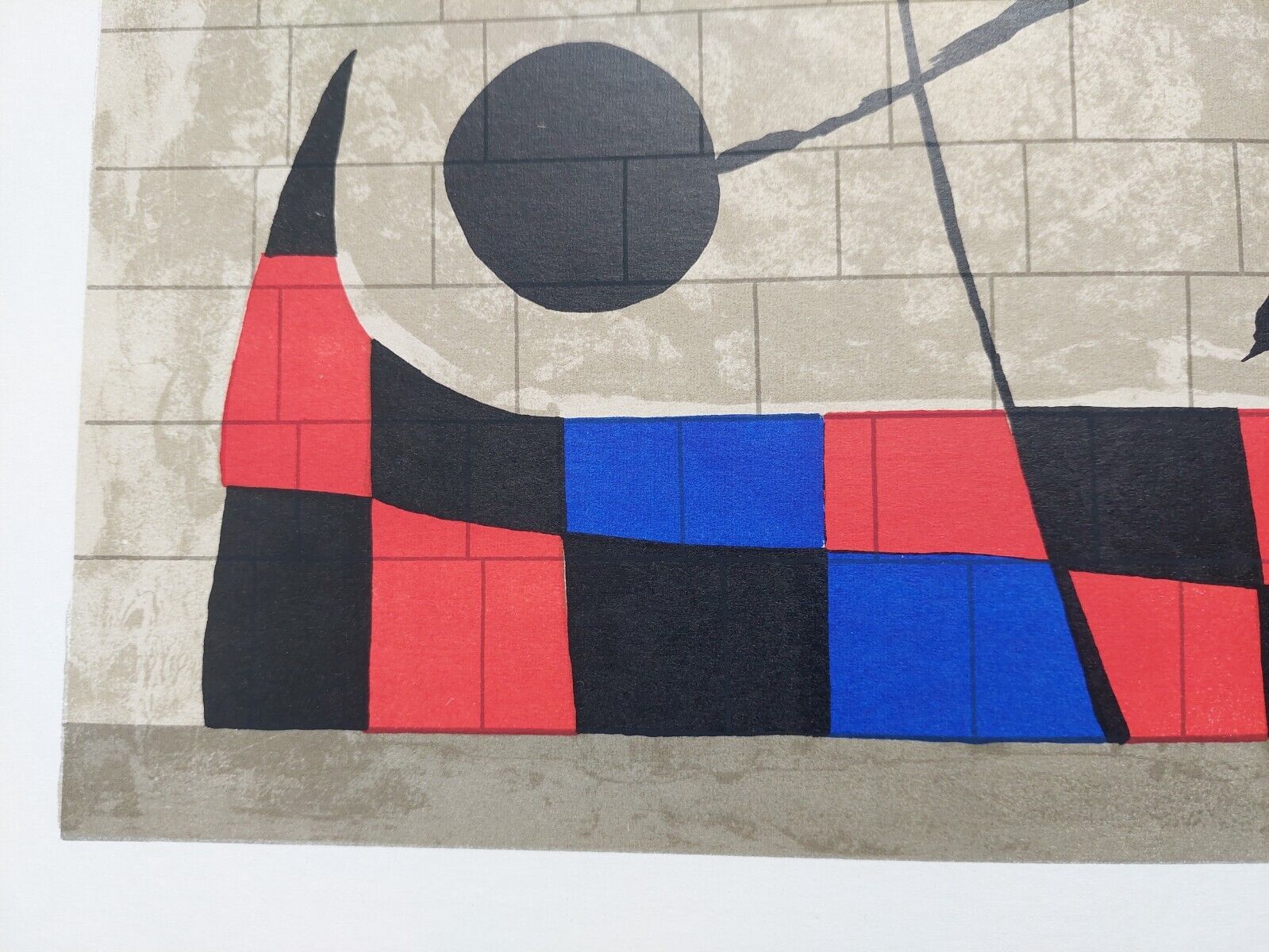 Joan MIRO Original color lithograph Galerie Maeght Paris 1958