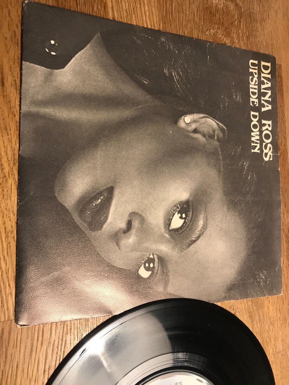 DIANA ROSS "UPSIDE DOWN/FRIEND TO FRIEND" MOTOWN RECORD 1980 SCANDINAVIA PRESSED