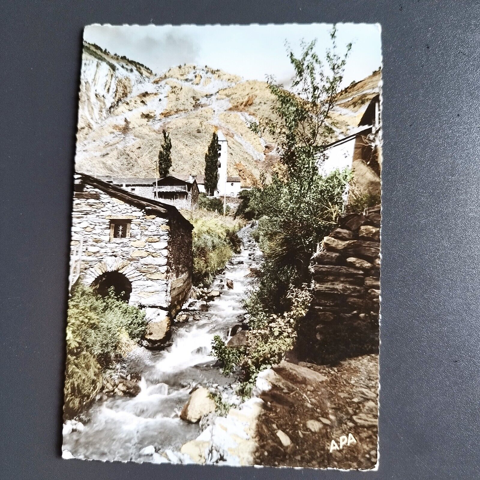 Andorra Valls D'Andorra Vieux Partial Tipic Posted 1957