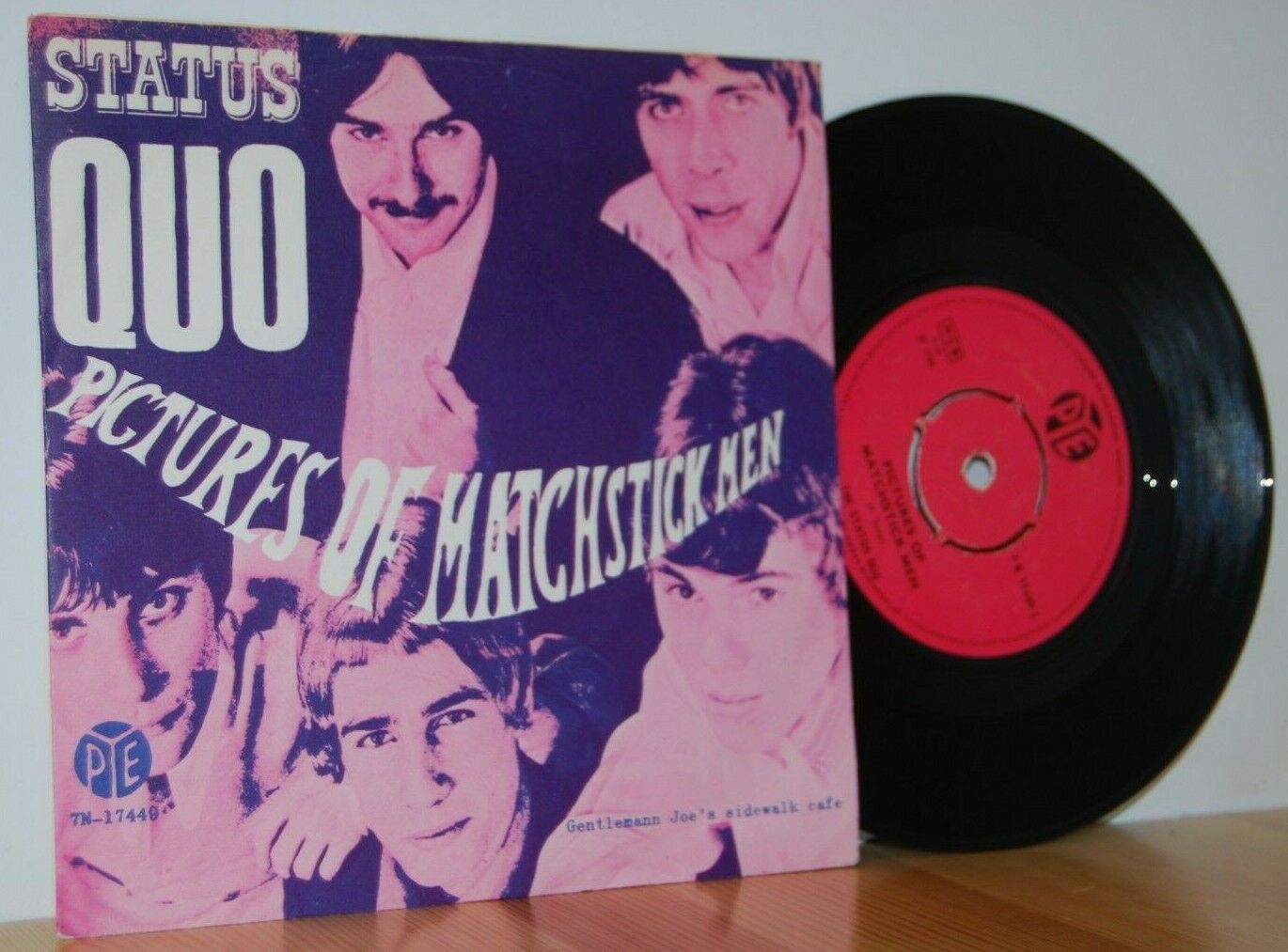 STATUS QUO Pictures Of Matchstick Men 45 Picture Sleeve PYE 7' vinyl