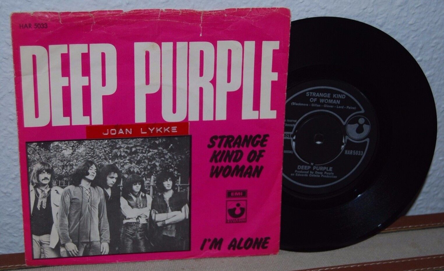 DEEP PURPLE - Strange Kind of Woman single 45 danish PS